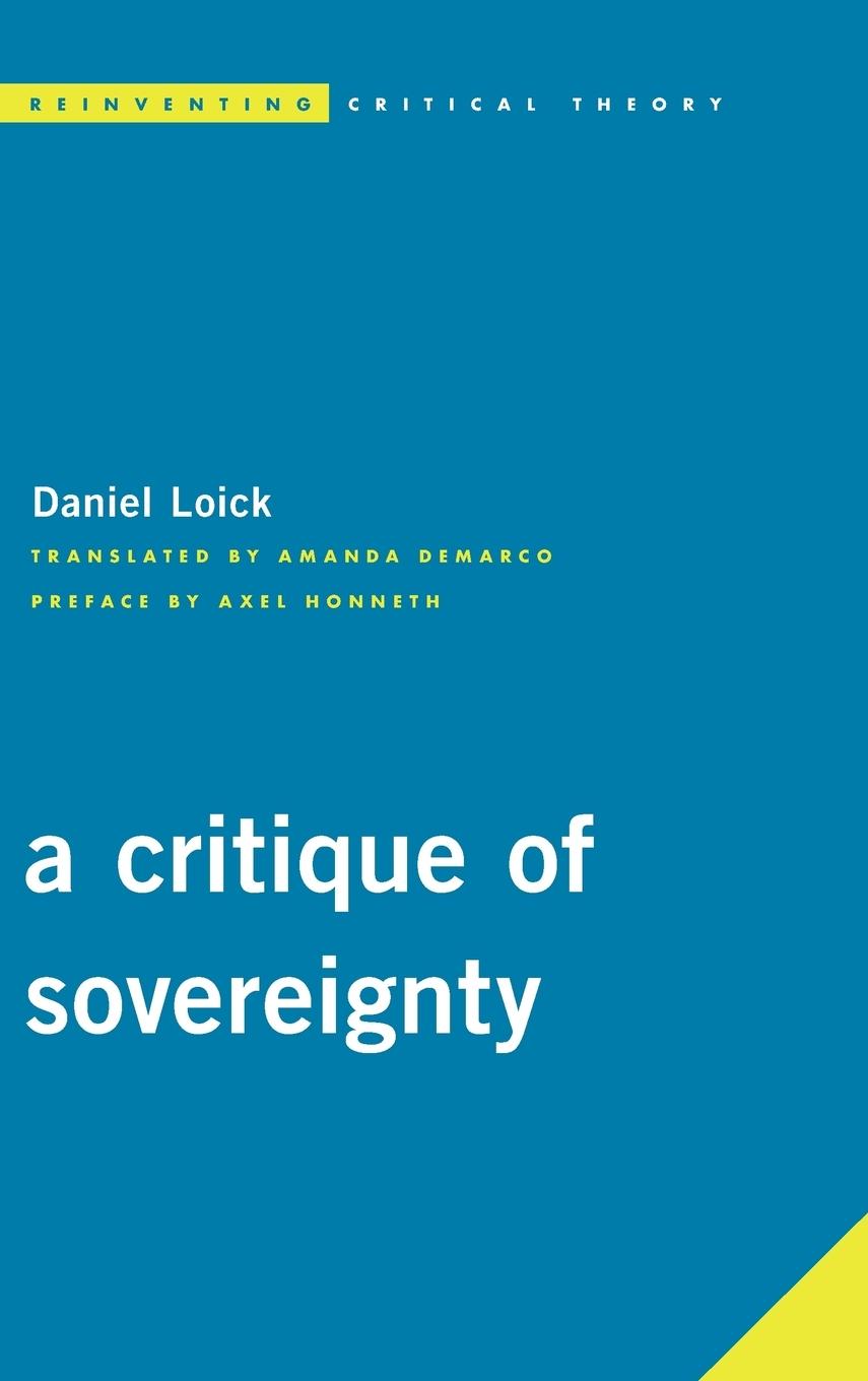 Vorderes Coverbild Critique of Sovereignty