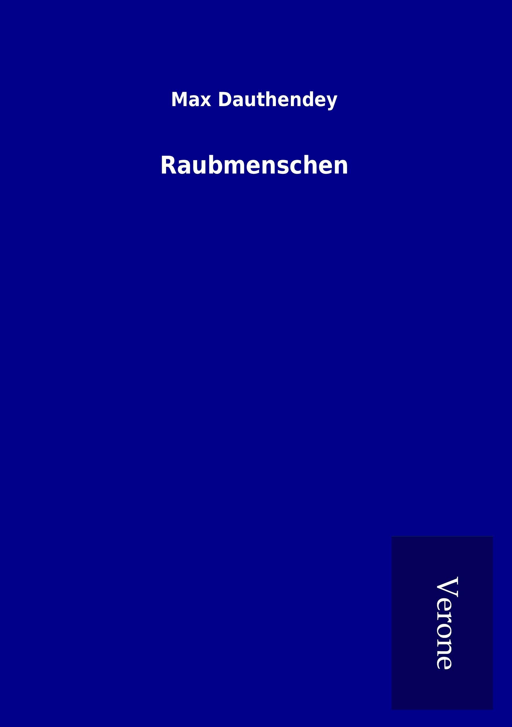 Vorderes Coverbild Raubmenschen