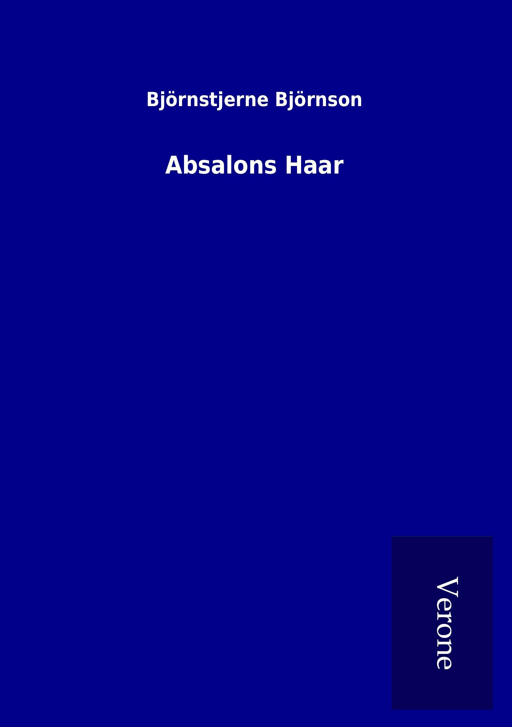 Vorderes Coverbild Absalons Haar