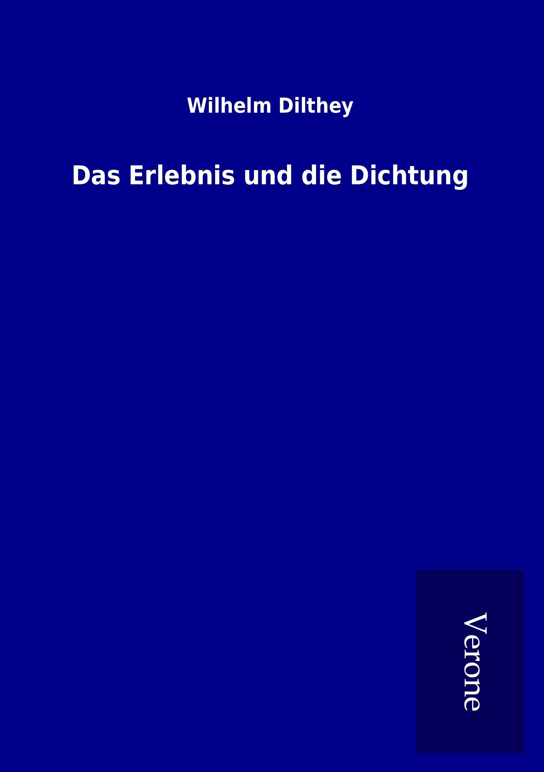 Vorderes Coverbild Das Erlebnis und die Dichtung