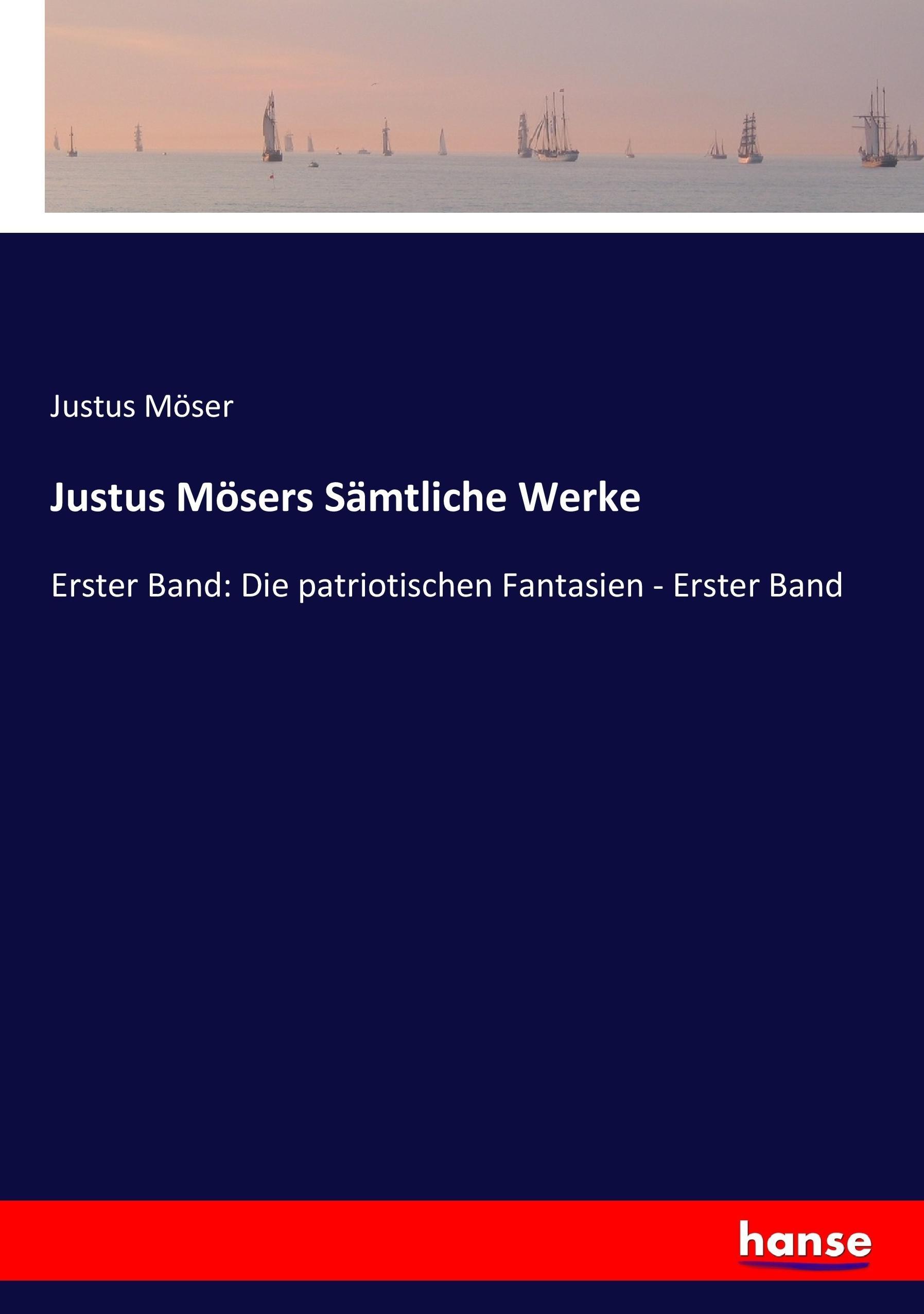 Vorderes Coverbild Justus Mösers Sämtliche Werke