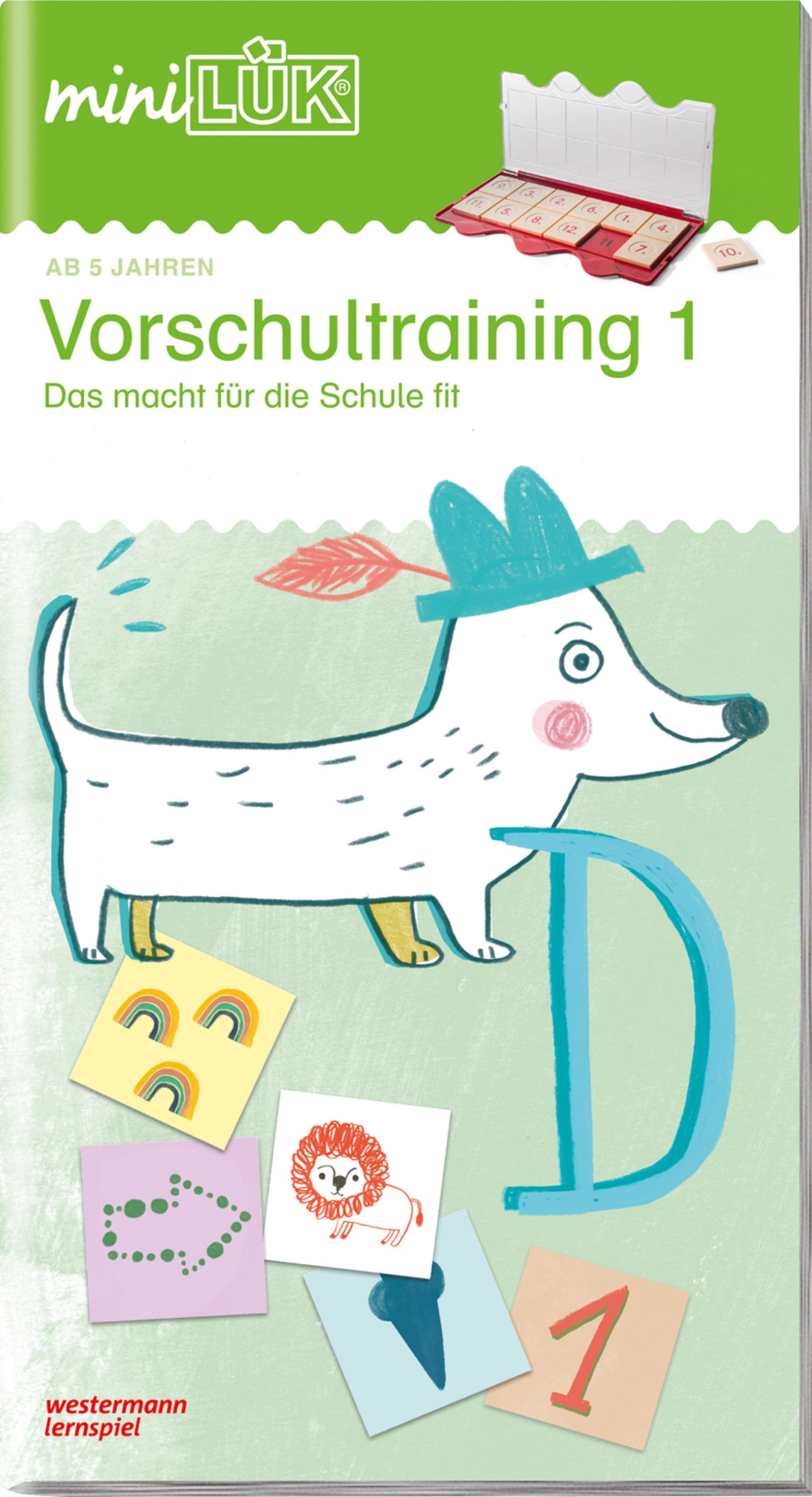 Vorderes Coverbild miniLÜK. Vorschultraining 1