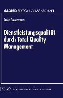 Vorderes Coverbild Dienstleistungsqualität durch Total Quality Management