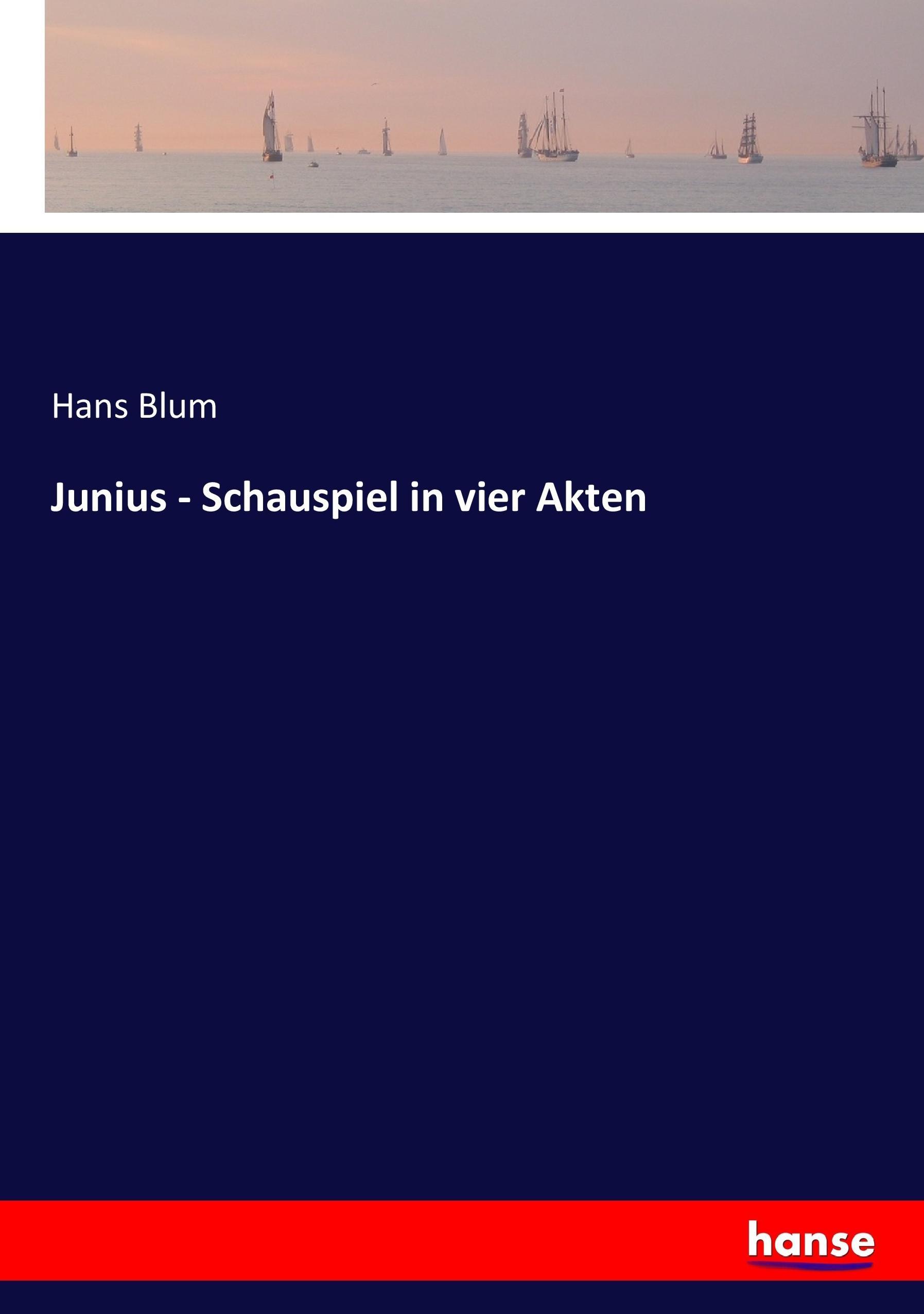 Vorderes Coverbild Junius - Schauspiel in vier Akten