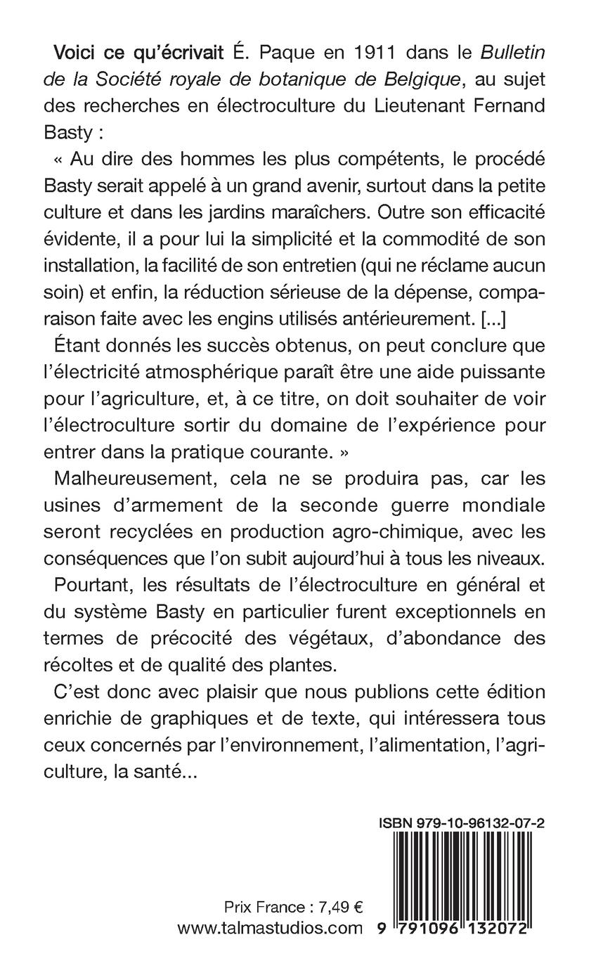 Rückseitencover ESSAIS D'ELECTROCULTURE (Partie 3)