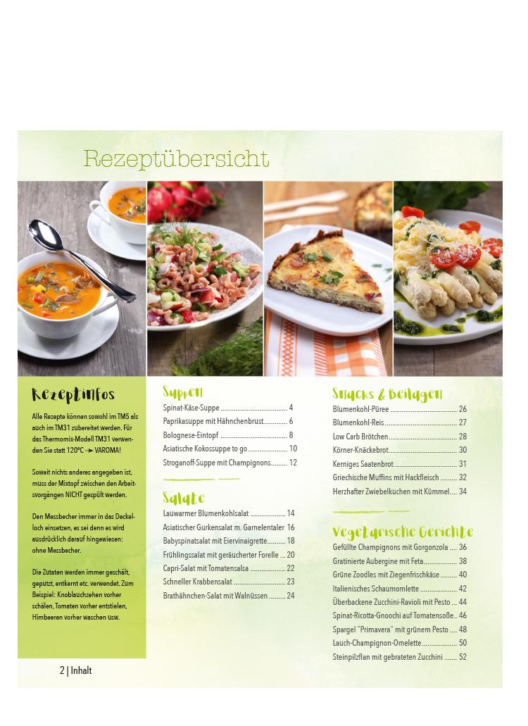 Beispielinhalt (Bild) Low Carb Band 2
