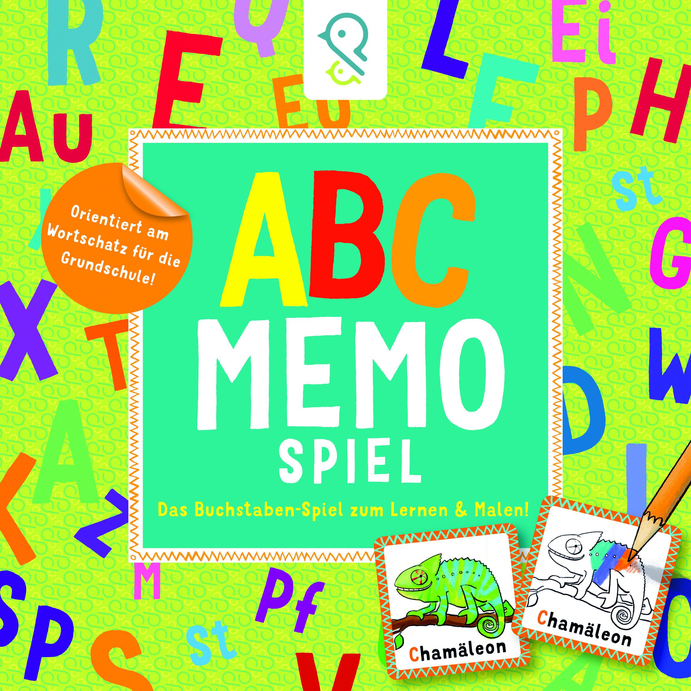 Vorderes Coverbild ABC-Memo-Spiel
