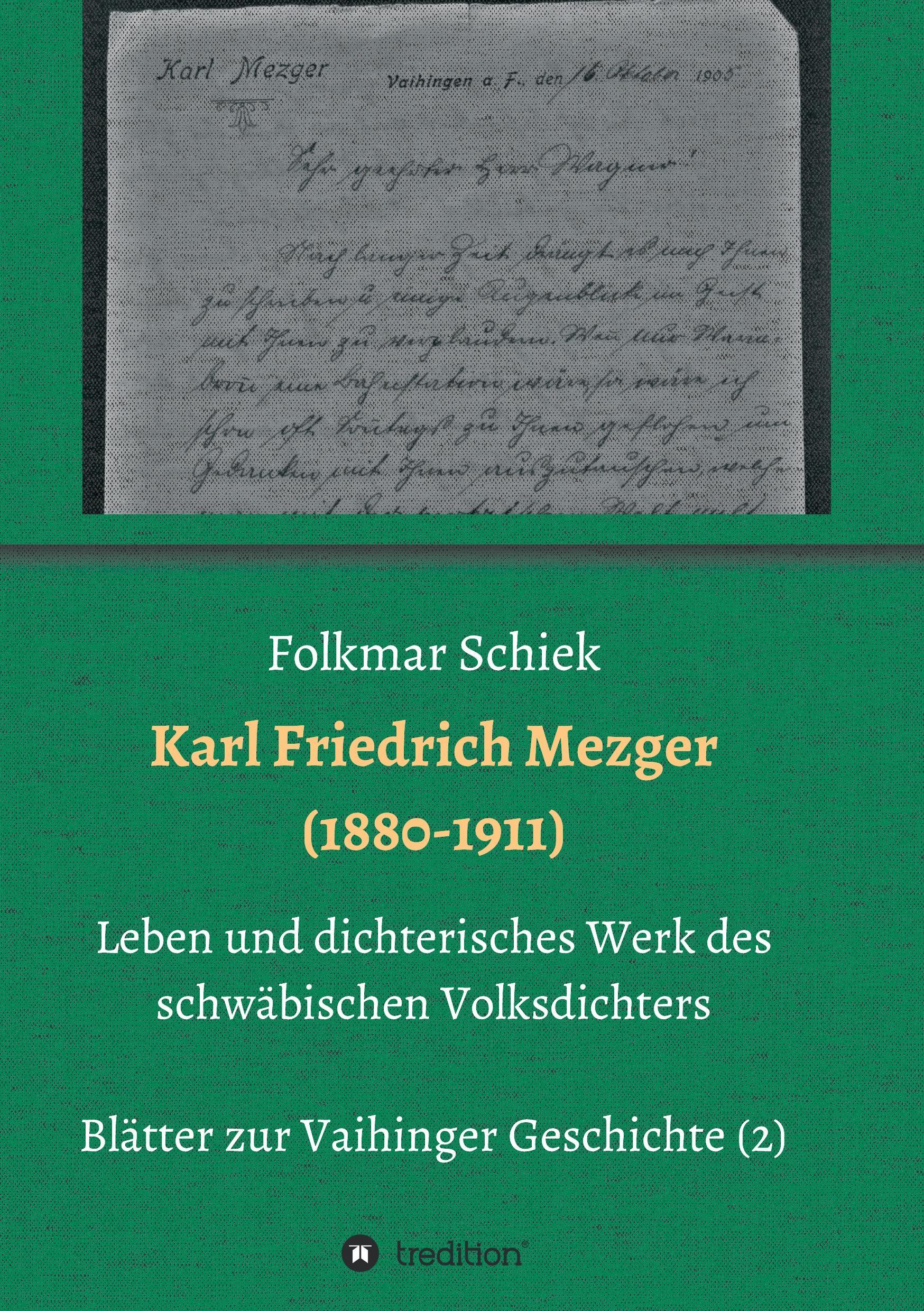Vorderes Coverbild Karl Friedrich Mezger (1880-1911)