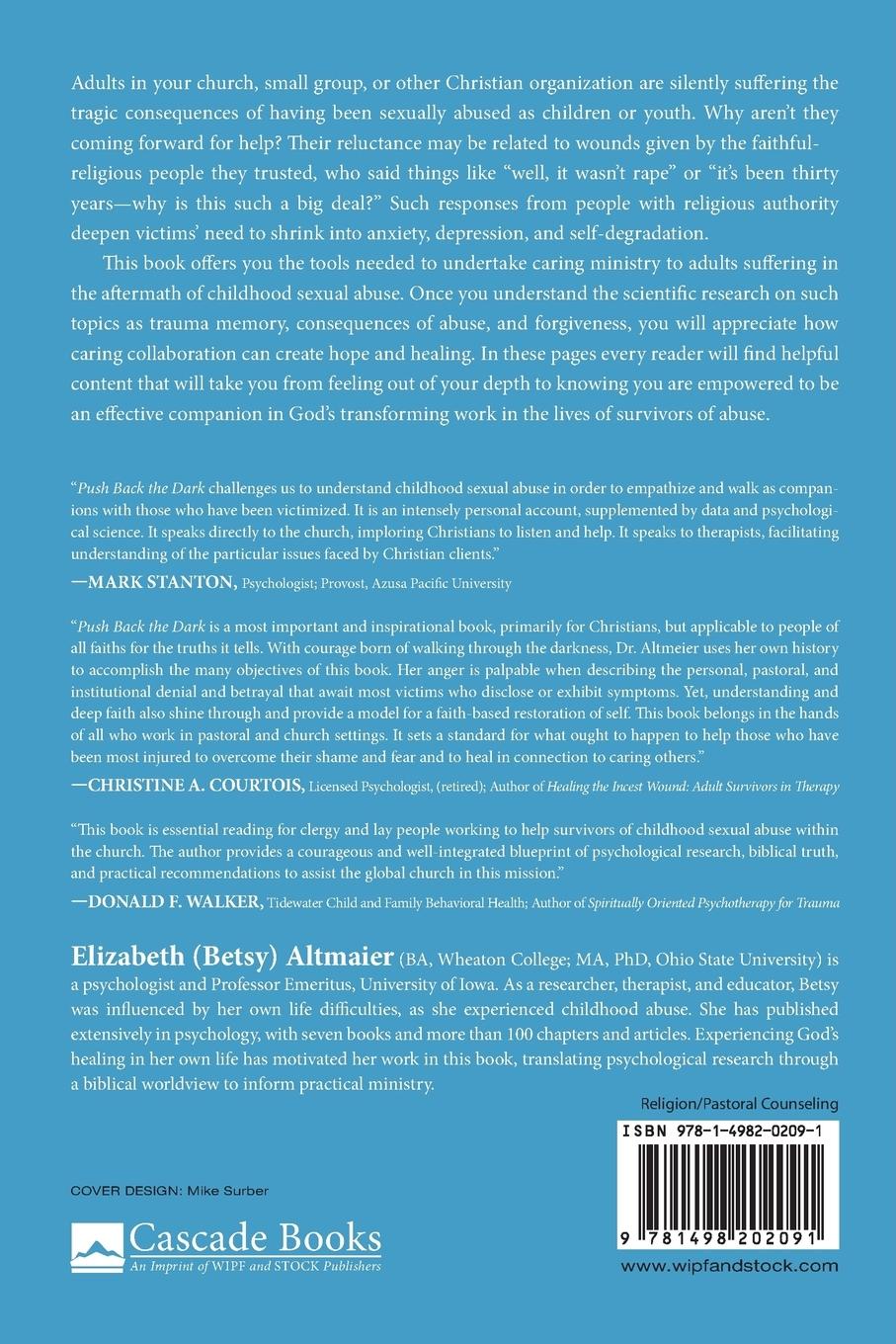 Rückseitencover Push Back the Dark