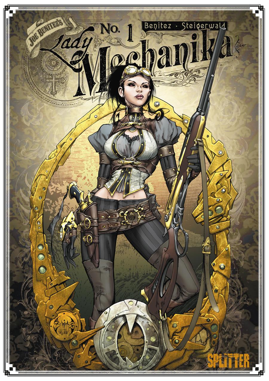 Vorderes Coverbild Lady Mechanika 01. Das Geheimnis der mechanischen Leiche