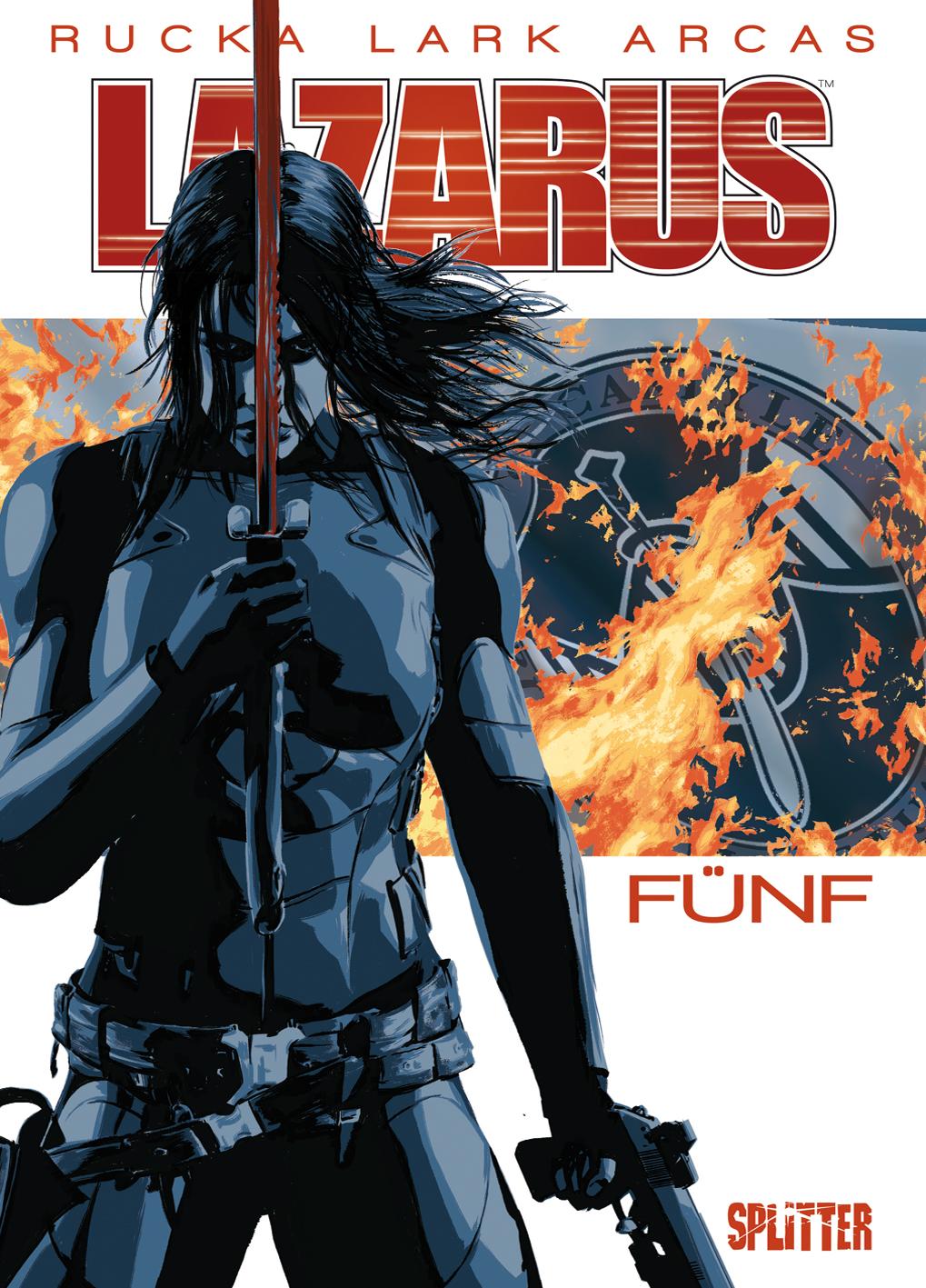 Vorderes Coverbild Lazarus 05. Familienkrieg