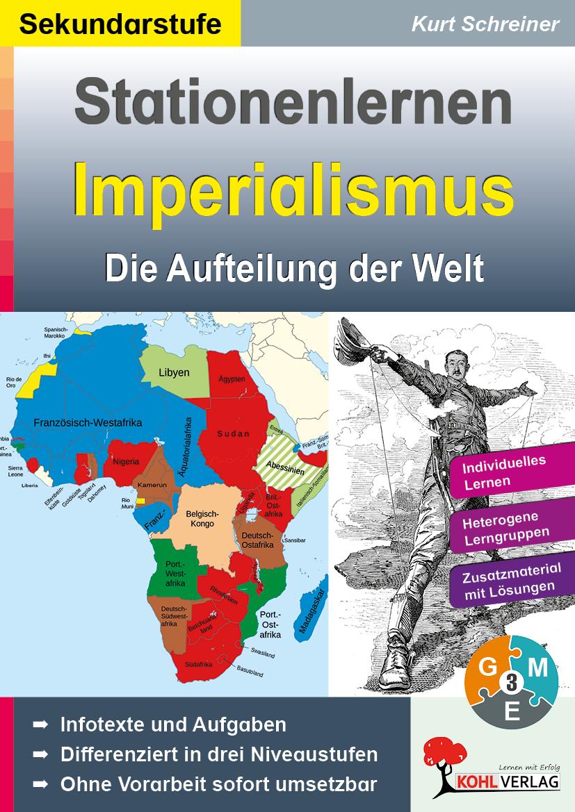 Vorderes Coverbild Stationenlernen Imperialismus
