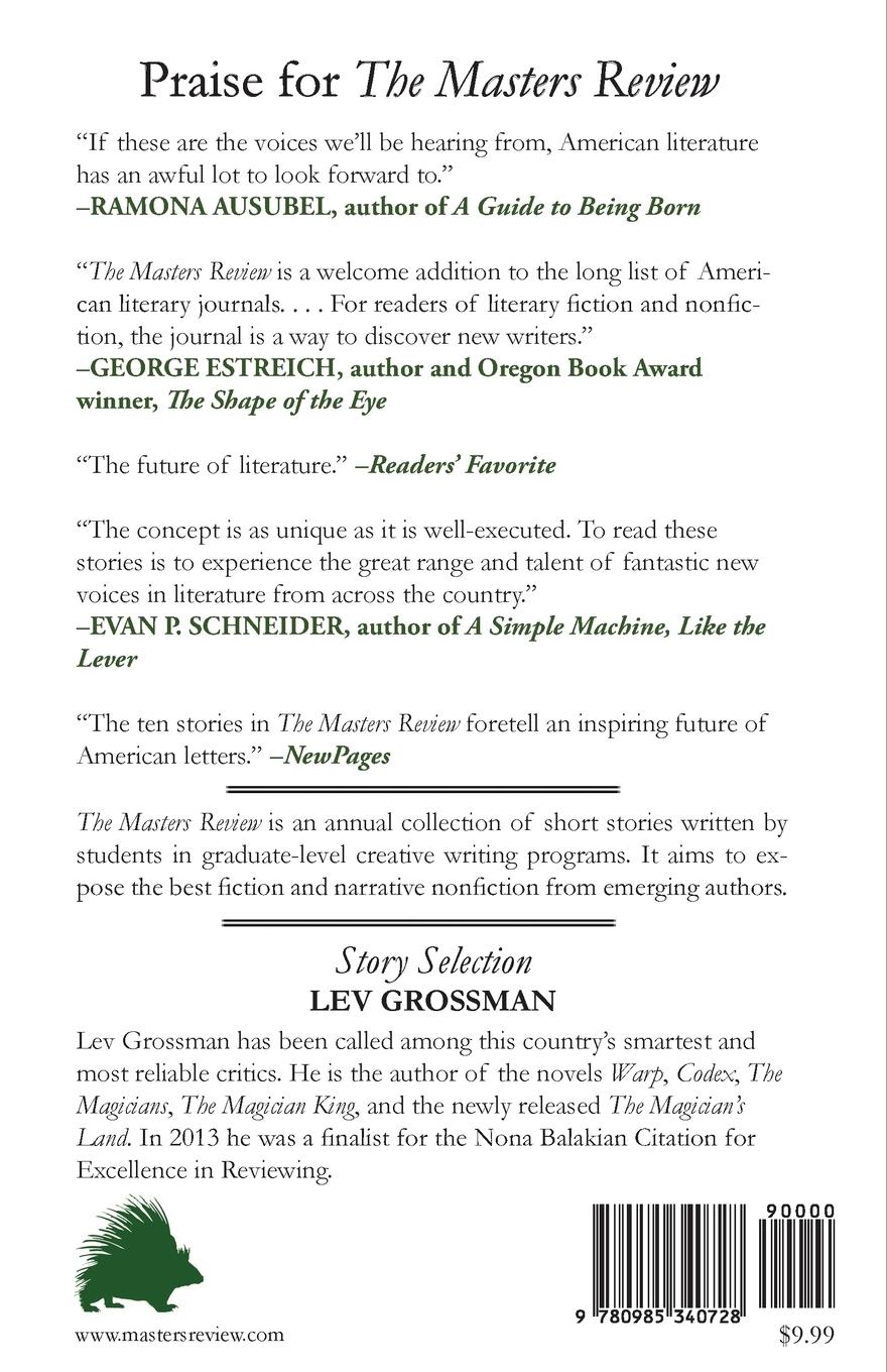 Rückseitencover The Masters Review Volume III