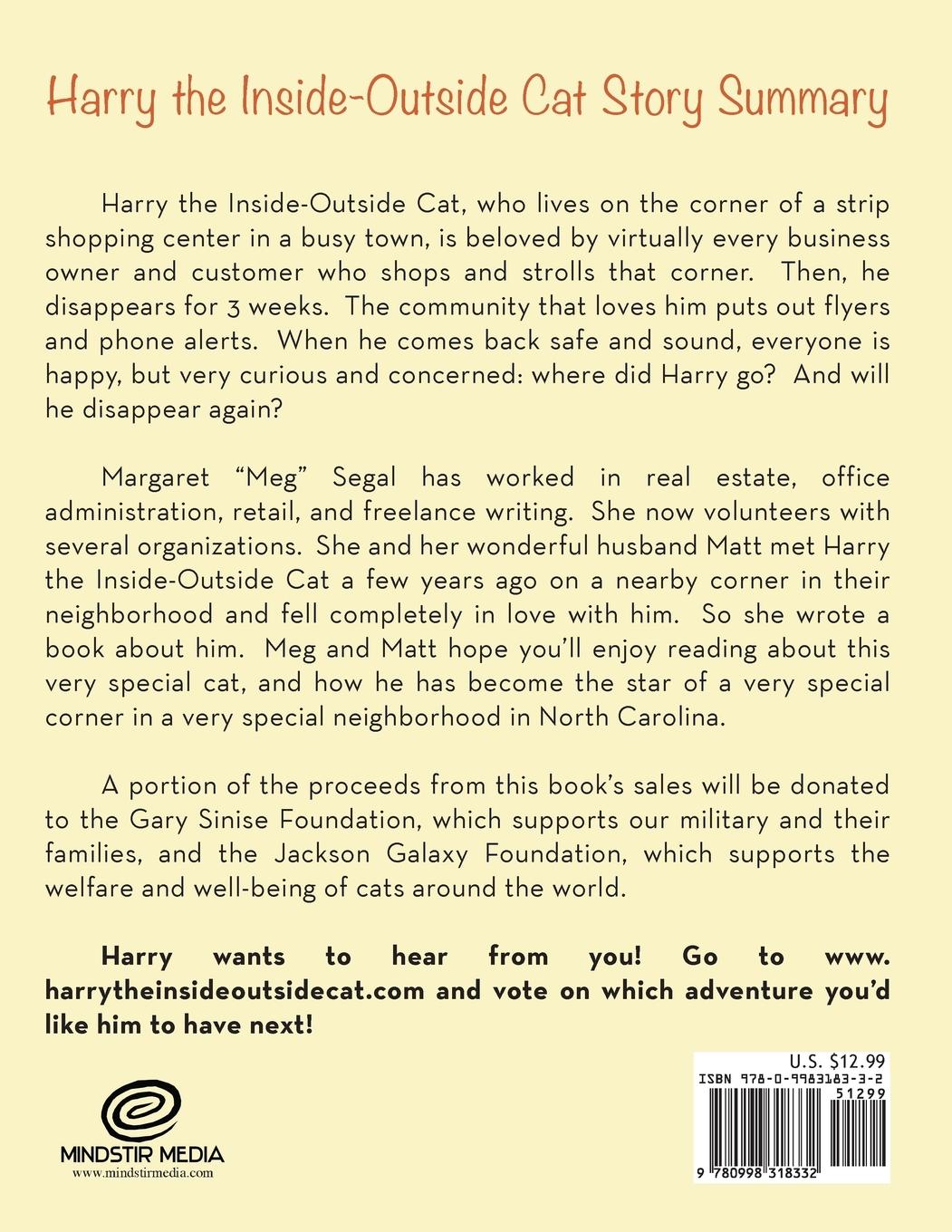 Rückseitencover The Adventures of Harry the Inside-Outside Cat