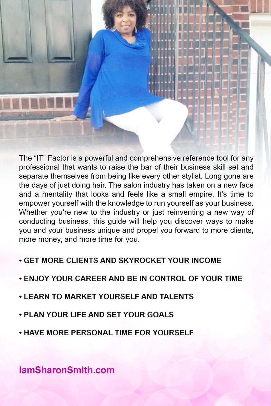 Rückseitencover The IT FACTOR of a SIX FIGURE STYLIST (Get more clients and skyrocket your income)