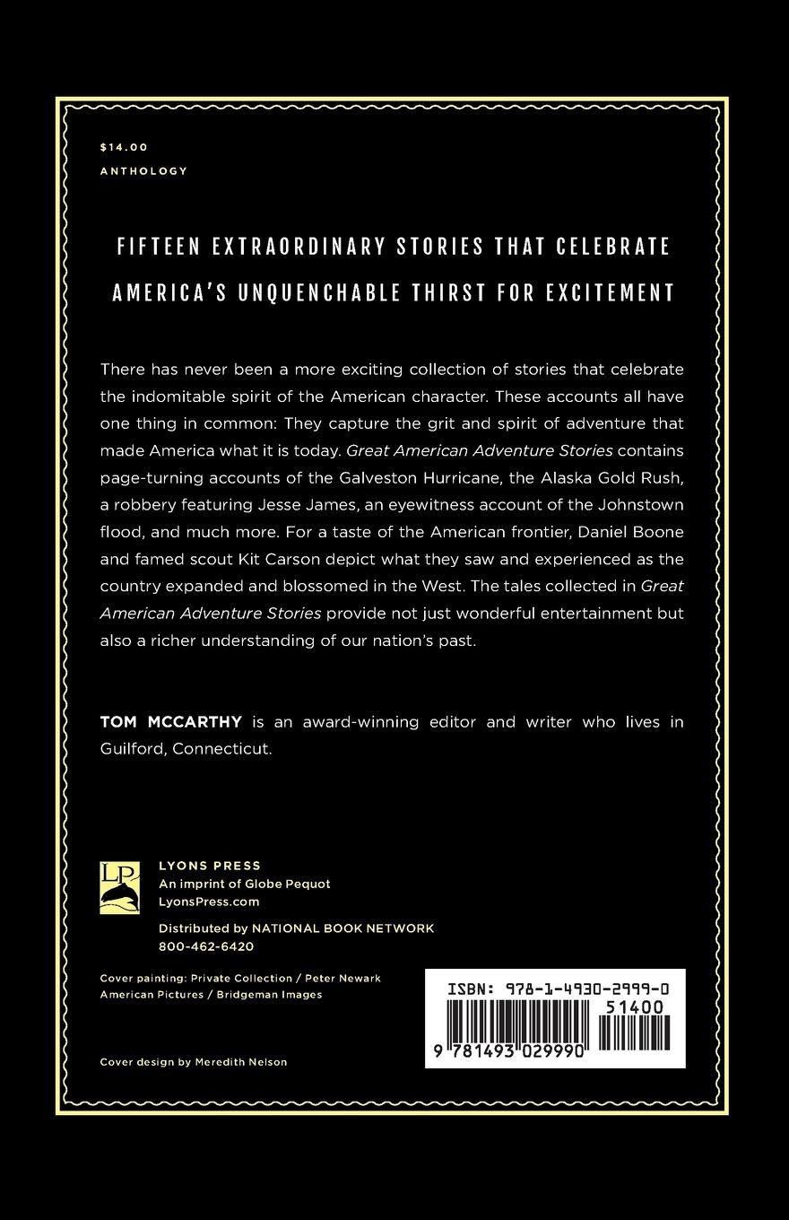 Rückseitencover Great American Adventure Stories