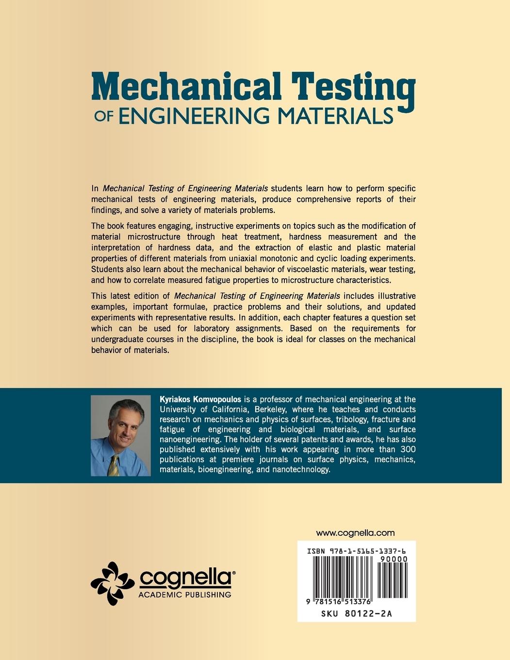 Rückseitencover Mechanical Testing of Engineering Materials