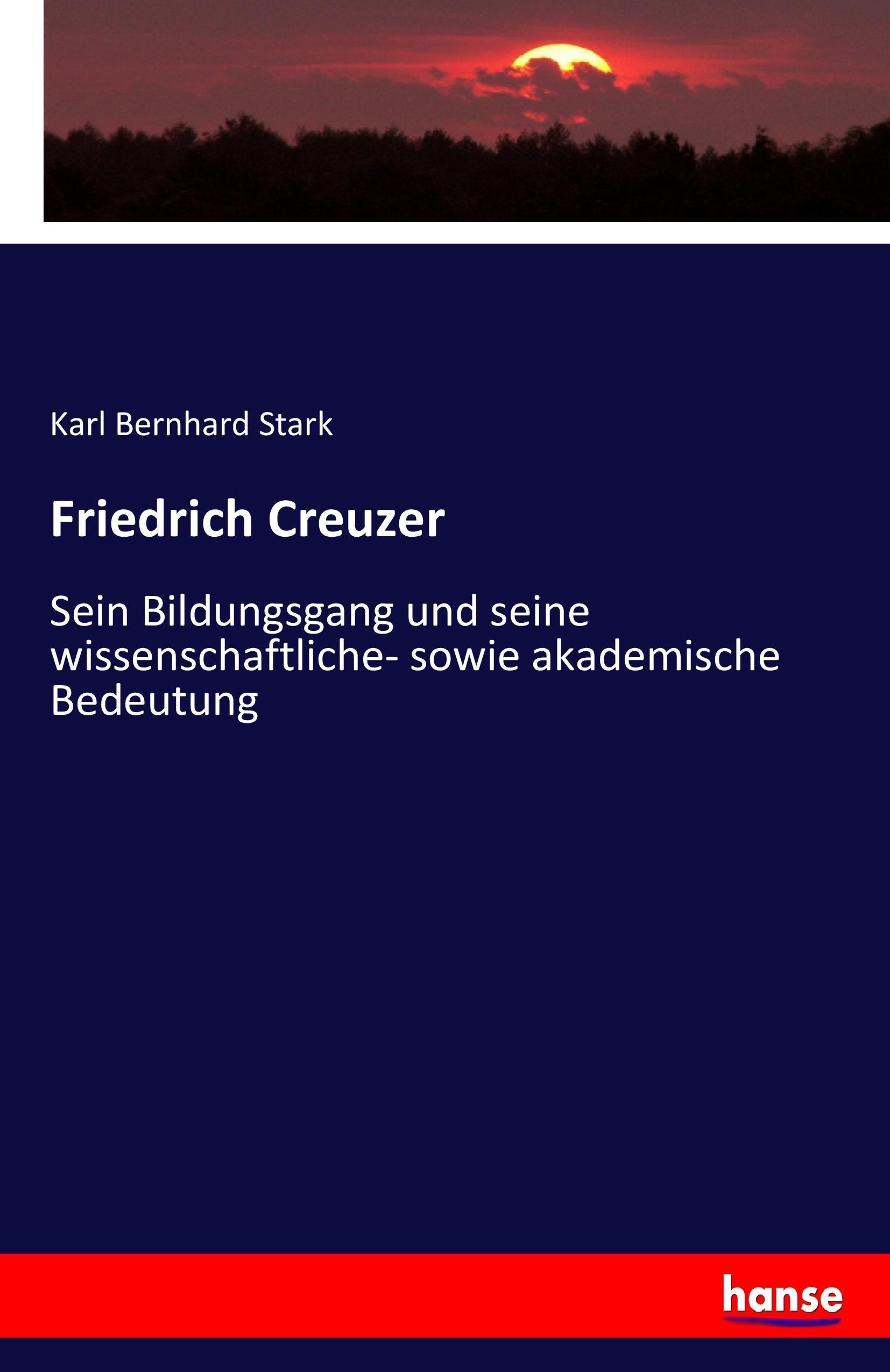 Vorderes Coverbild Friedrich Creuzer