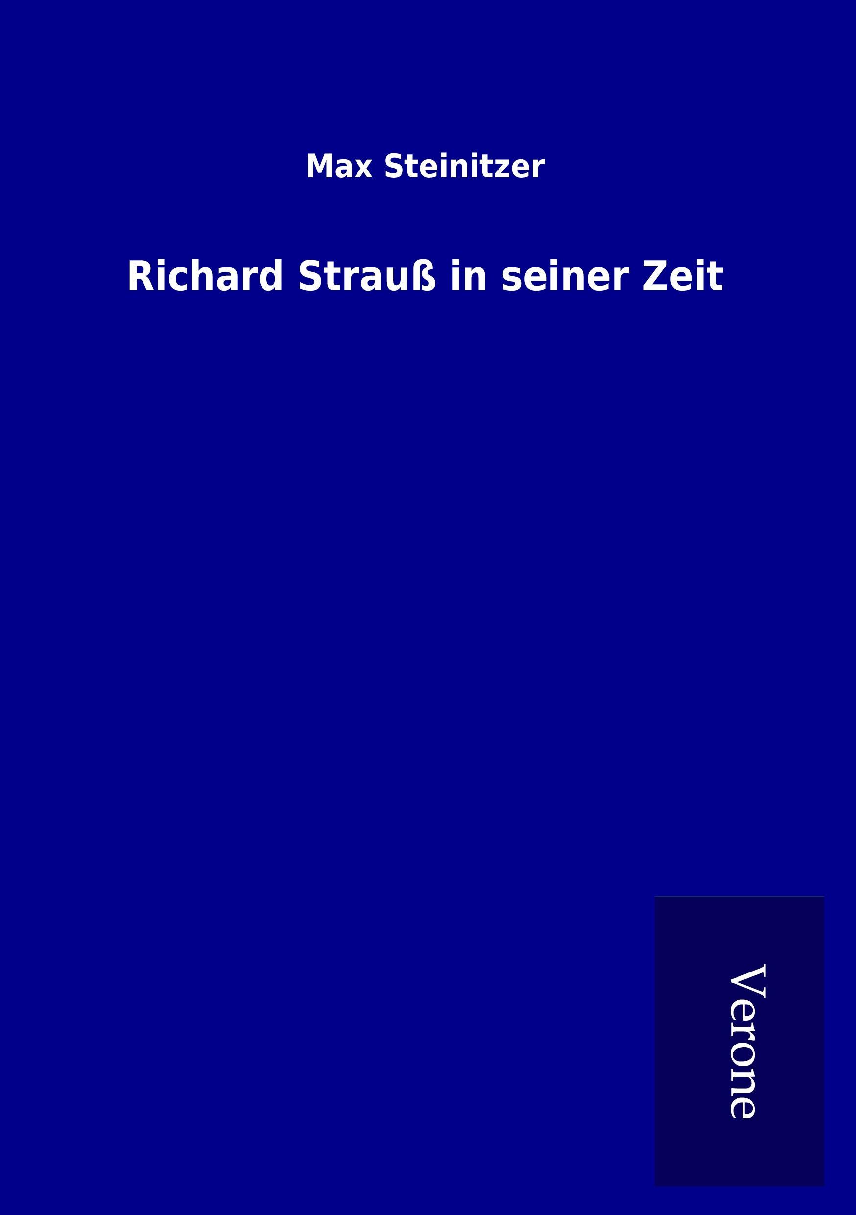 Vorderes Coverbild Richard Strauß in seiner Zeit