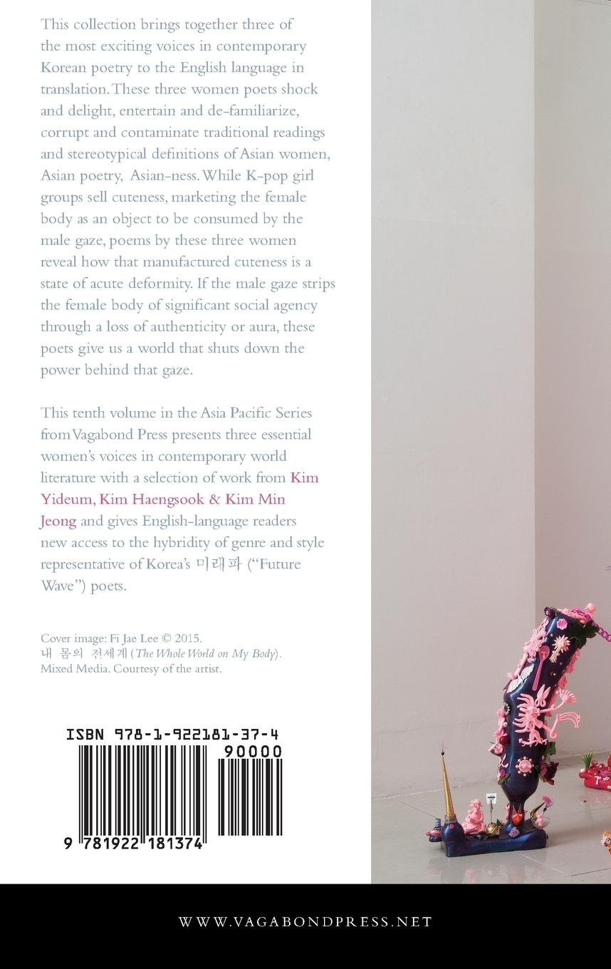 Rückseitencover Poems of Kim Yideum, Kim Haengsook & Kim Min Jeong