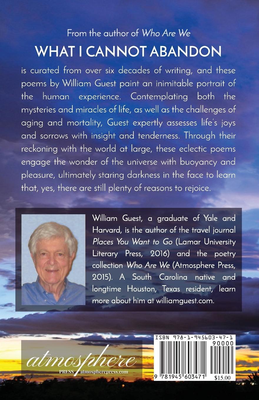 Rückseitencover What I Cannot Abandon