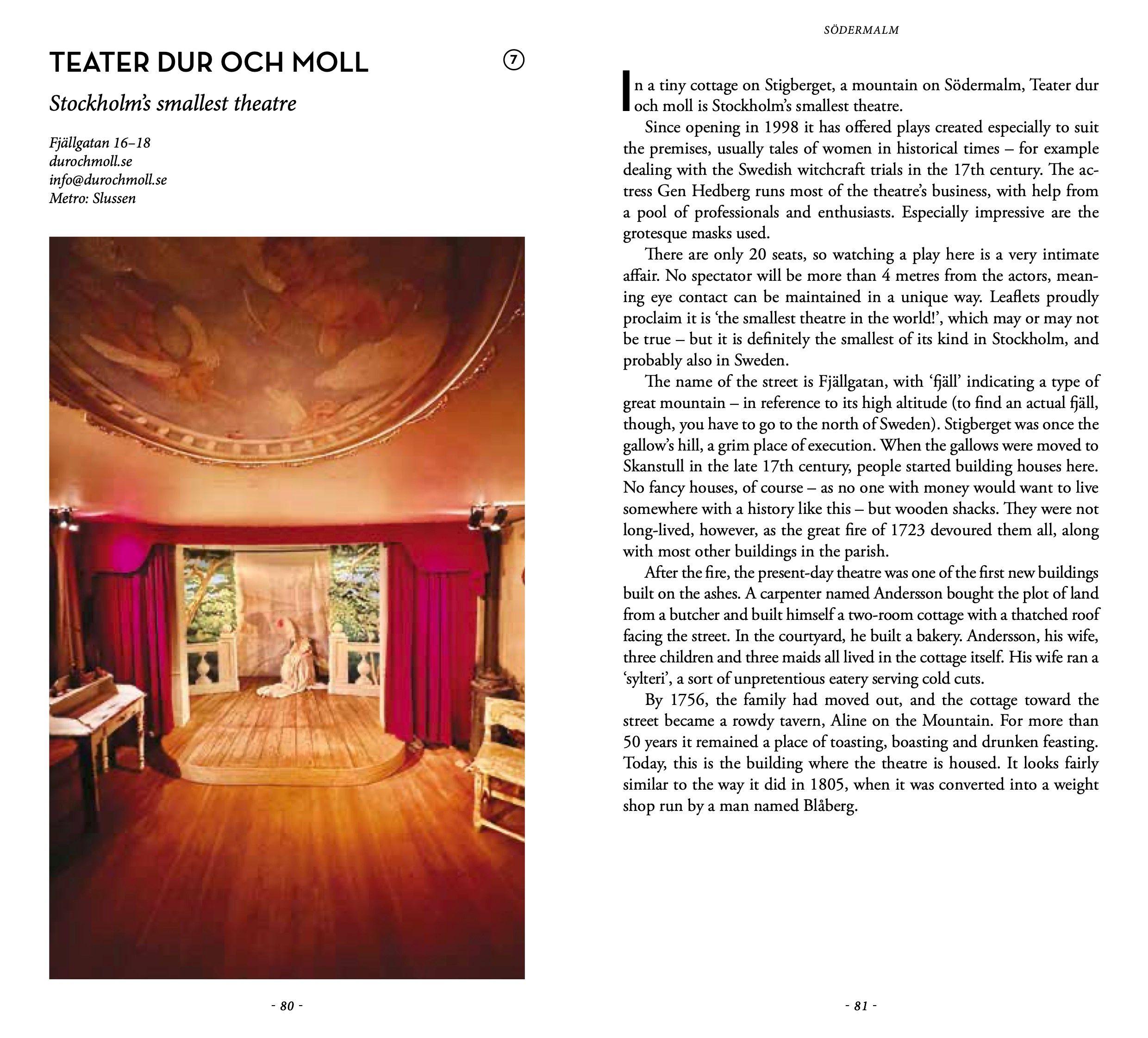 Beispielinhalt (Bild) Secret Stockholm