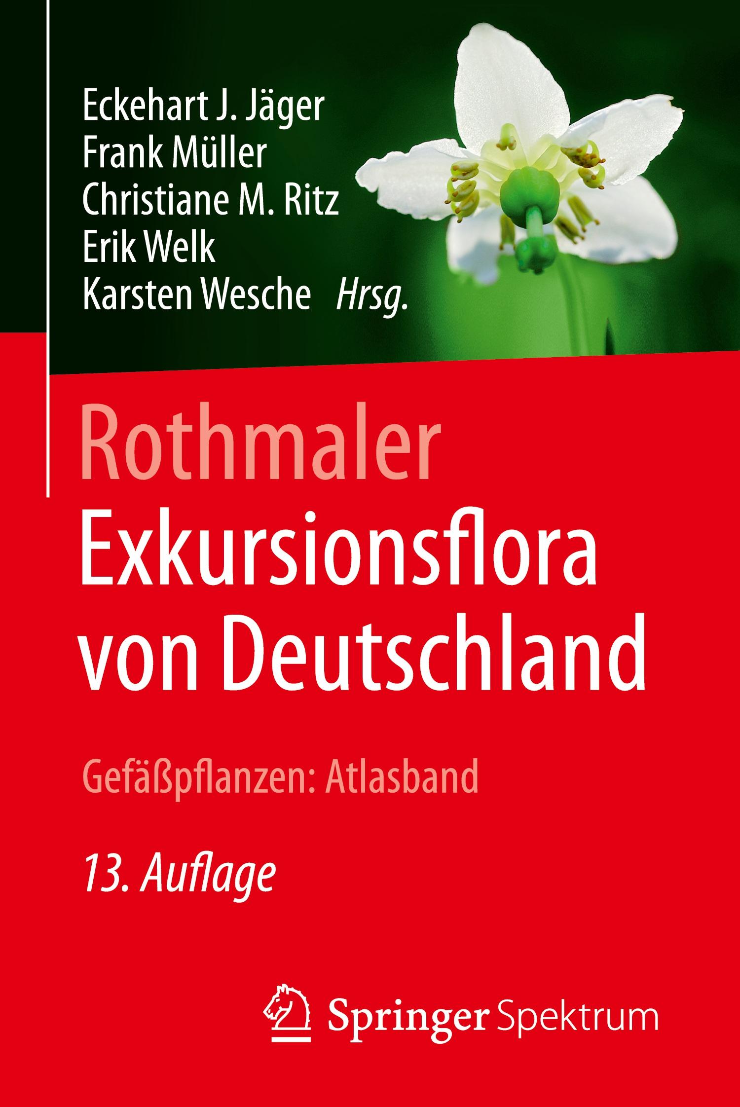 Vorderes Coverbild Rothmaler - Exkursionsflora von Deutschland, Gefäßpflanzen: Atlasband