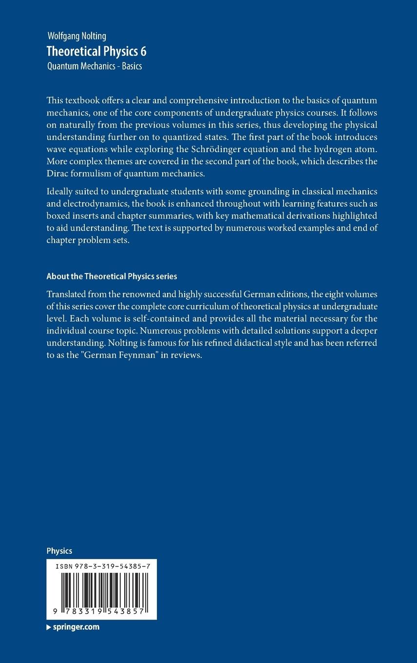 Rückseitencover Theoretical Physics 6