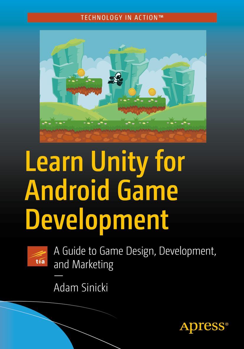 Vorderes Coverbild Learn Unity for Android Game Development