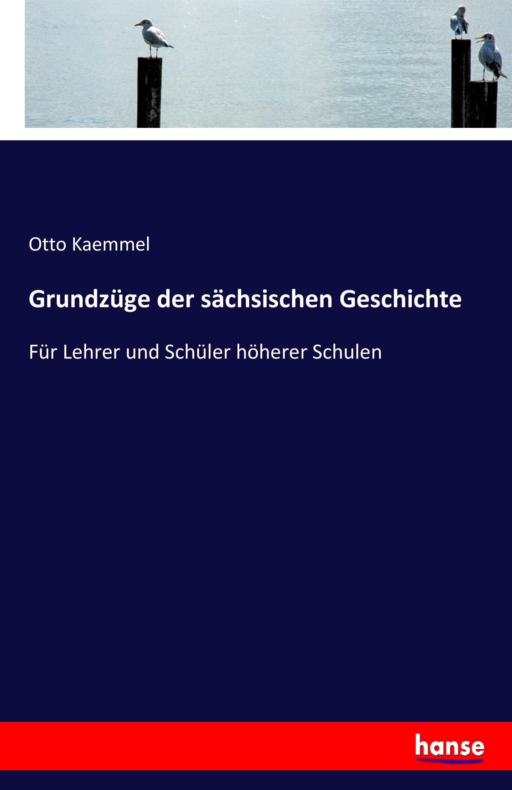 Vorderes Coverbild Grundzüge der sächsischen Geschichte