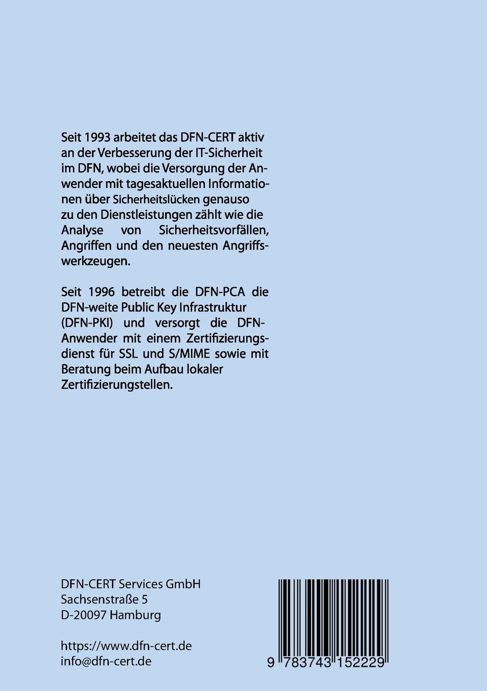 Rückseitencover Sicherheit in vernetzten Systemen