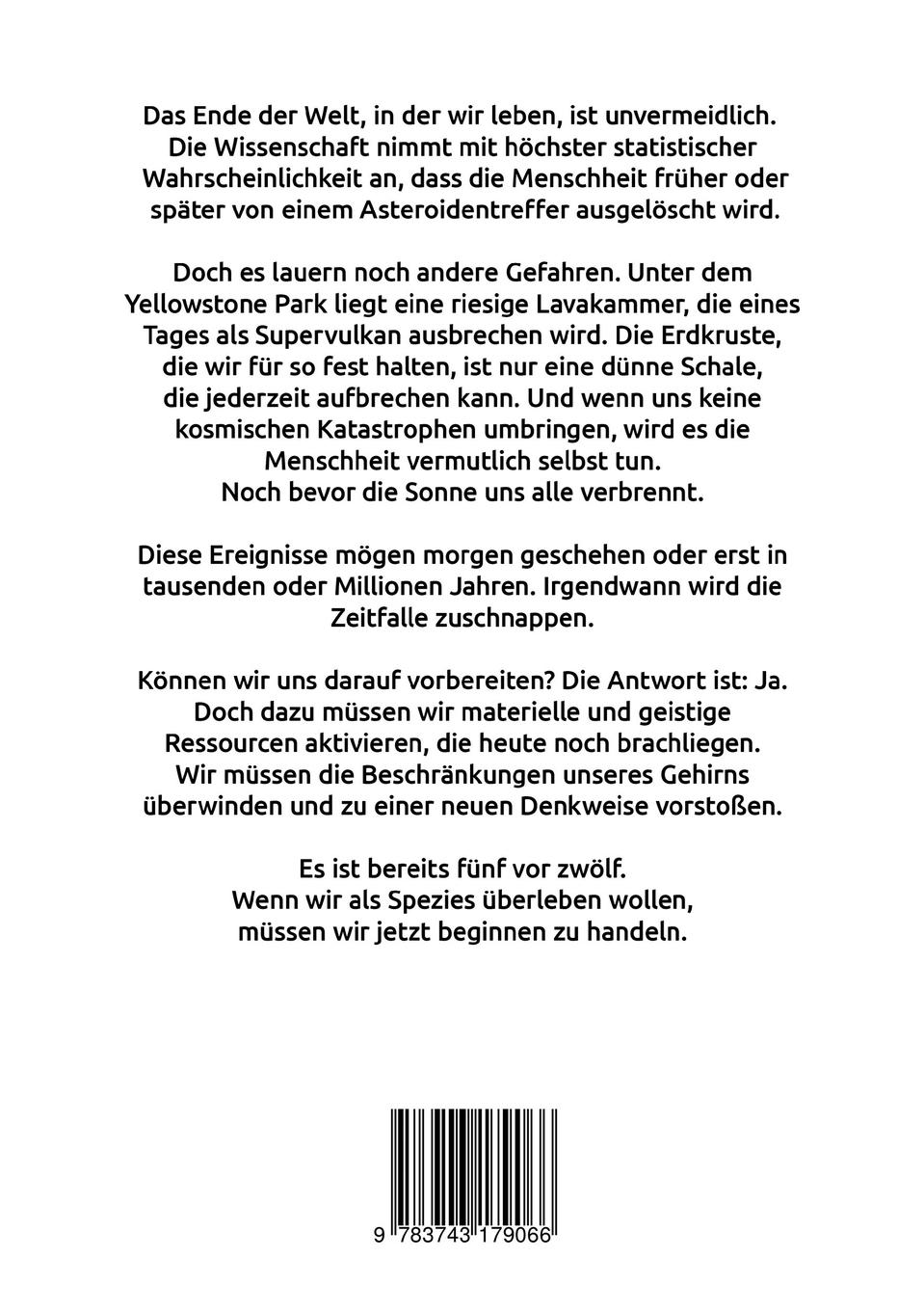 Rückseitencover Die Zeitfalle