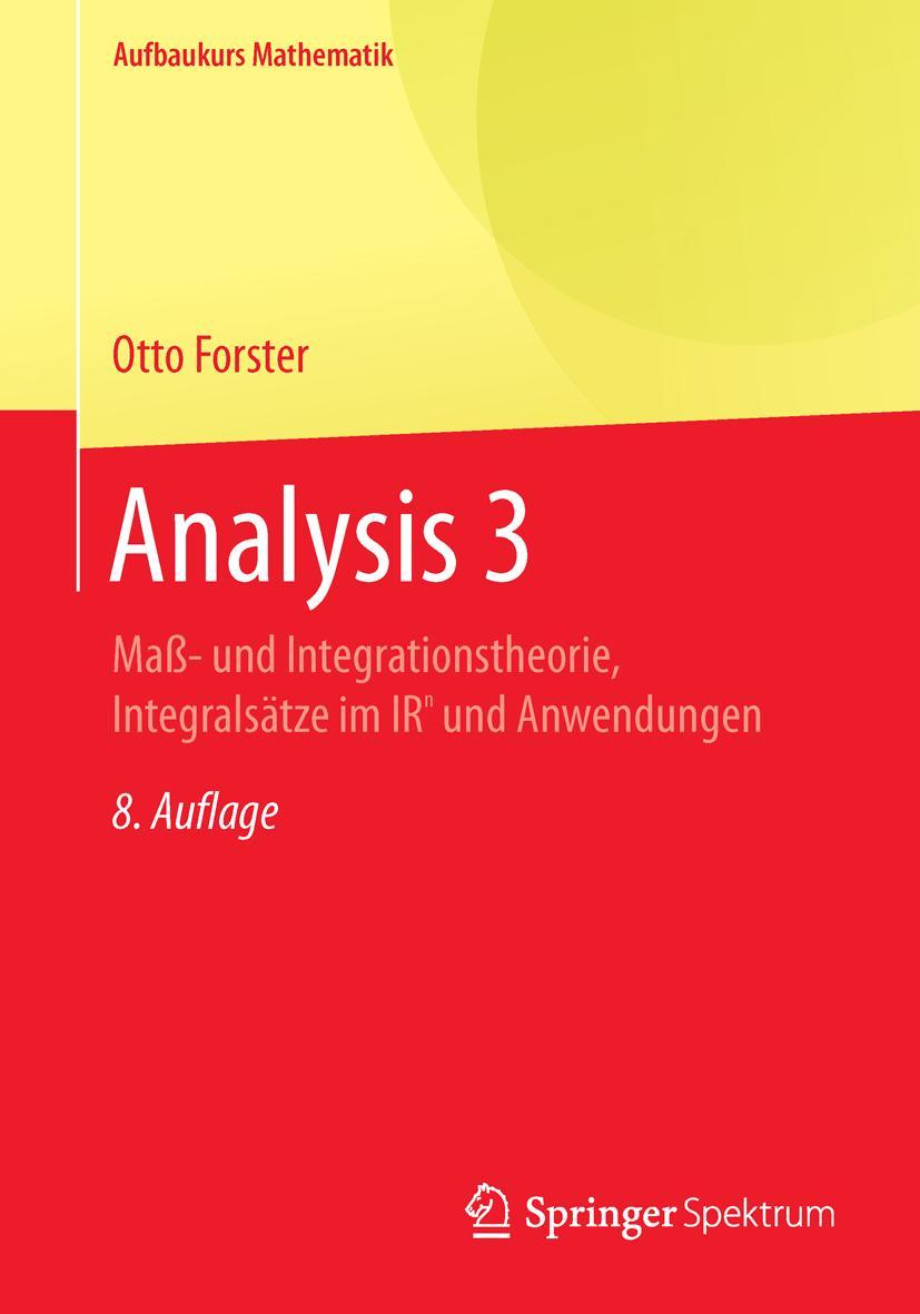 Vorderes Coverbild Analysis 3