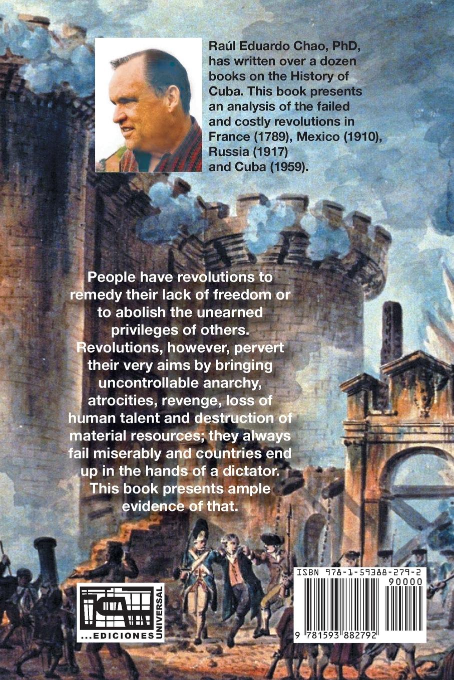 Rückseitencover DAMN THE REVOLUTION! FOUR REVOLUTIONS THAT HAVE HAD A SERIOUS IMPACT ON HUMAN CIVILIZATION