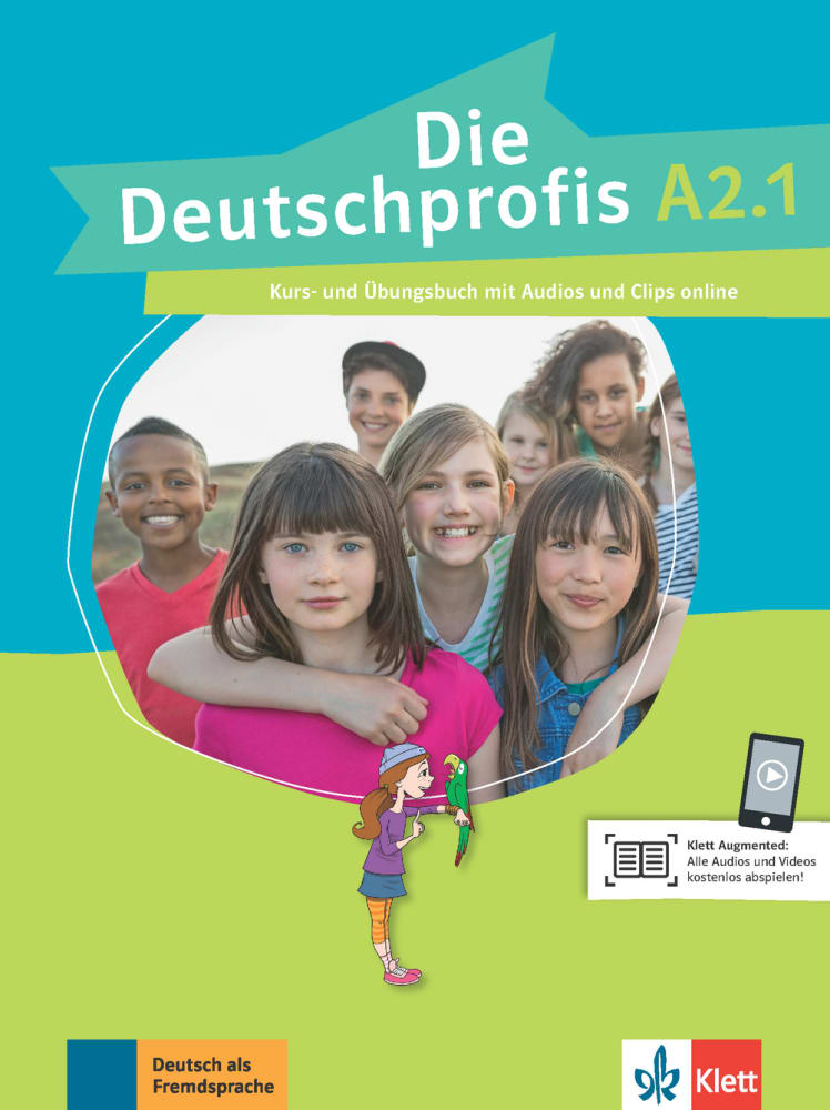 Vorderes Coverbild Die Deutschprofis A2.1. Kurs- und Übungsbuch + Audios und Clips online