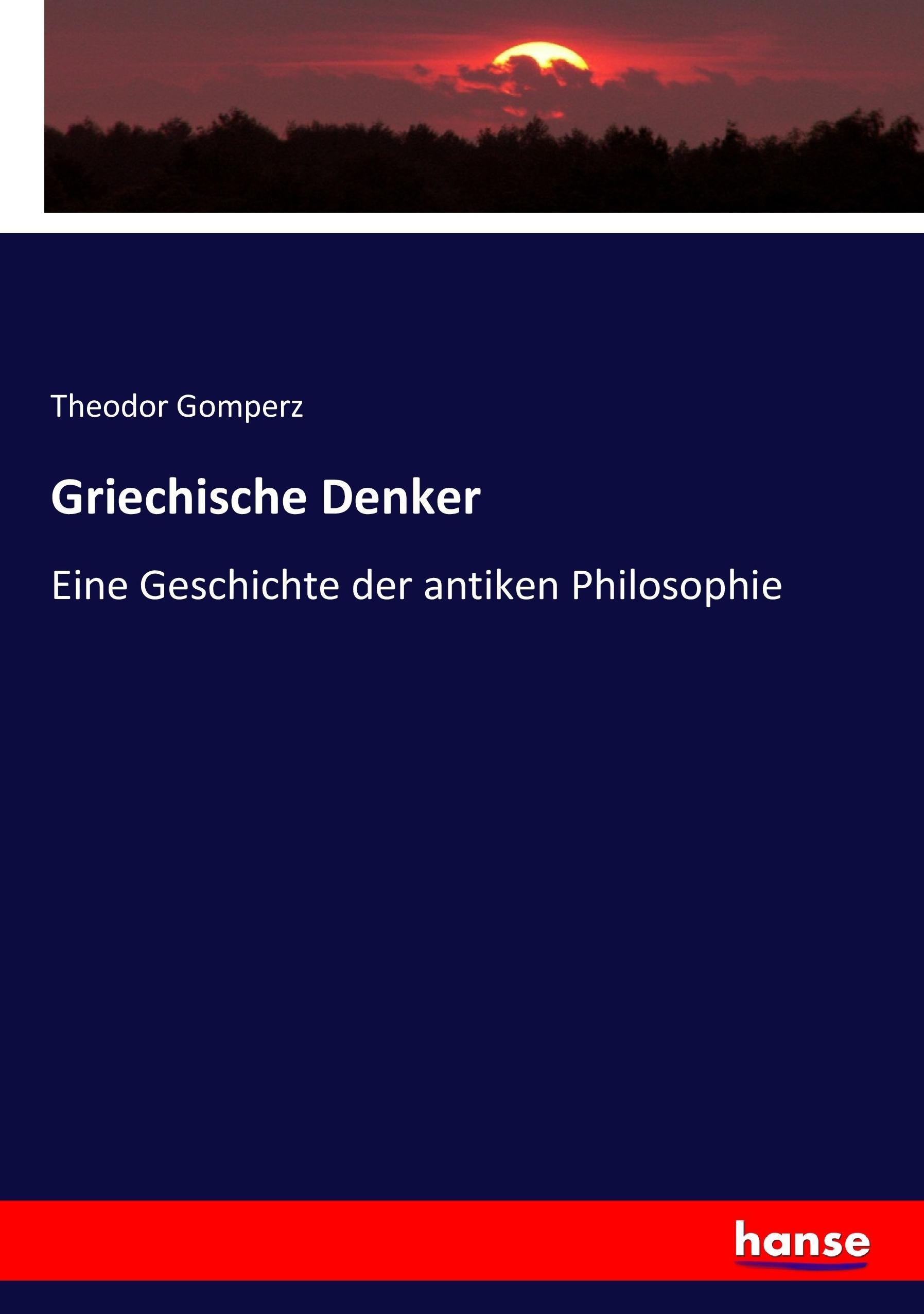 Vorderes Coverbild Griechische Denker