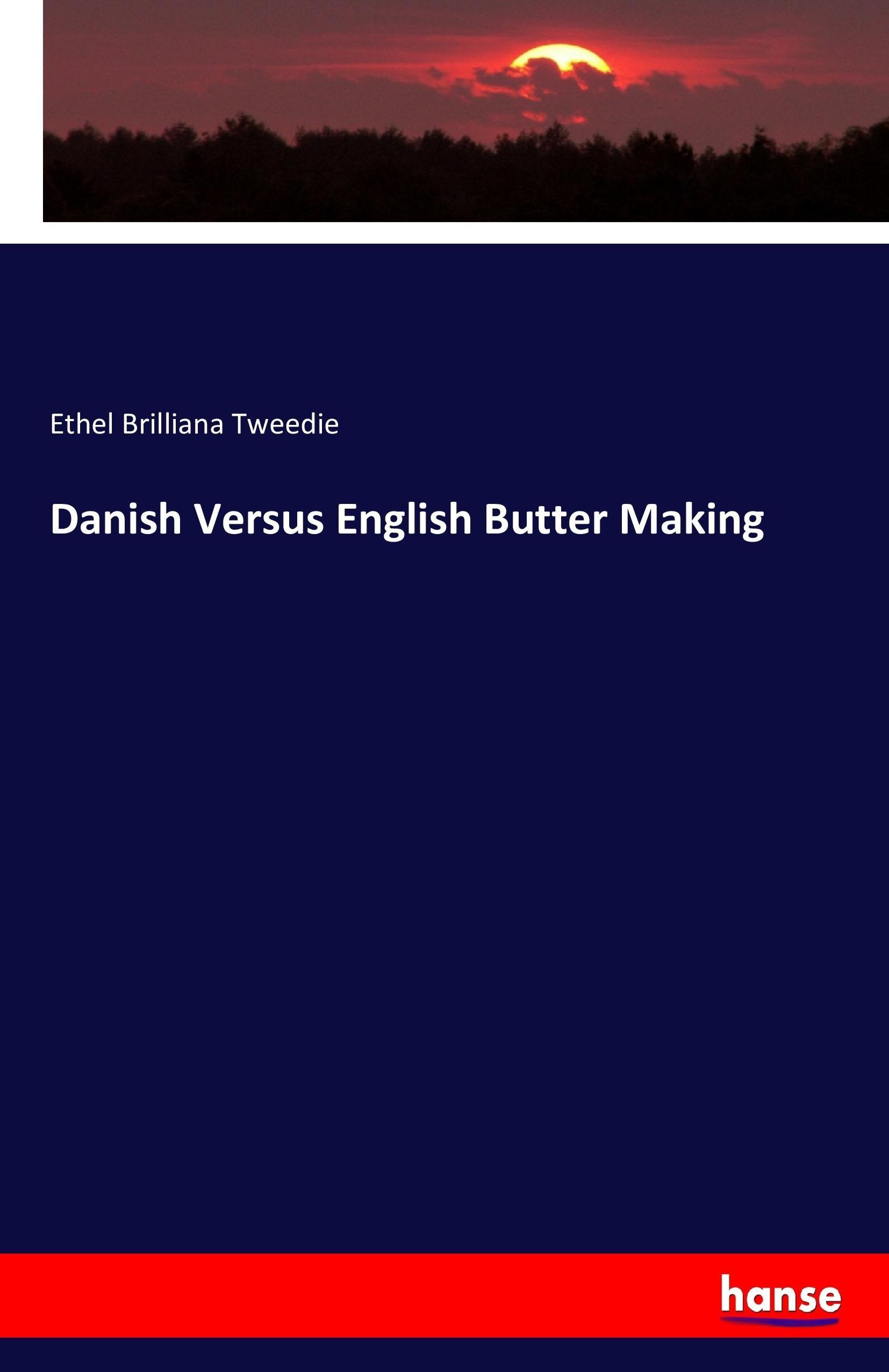 Vorderes Coverbild Danish Versus English Butter Making