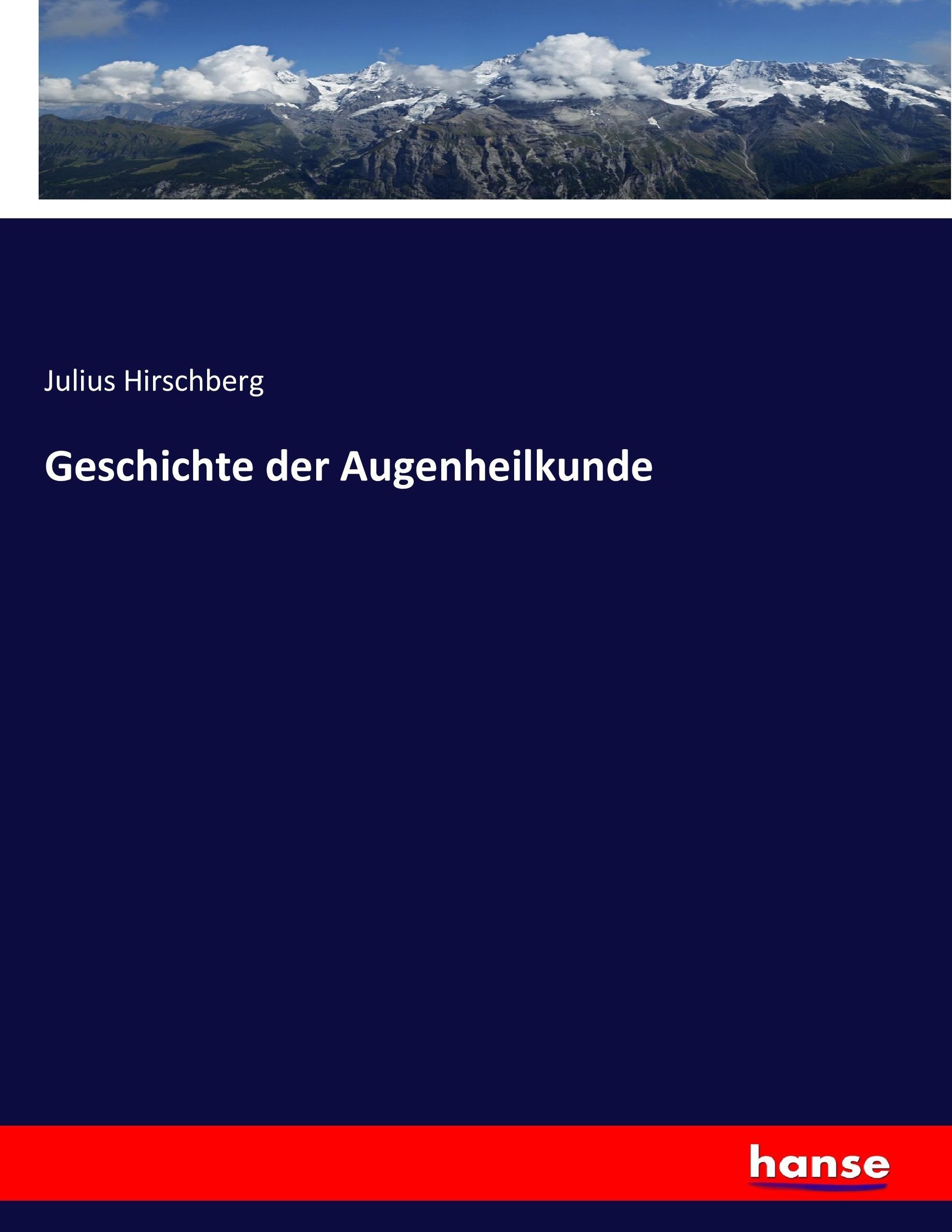 Vorderes Coverbild Geschichte der Augenheilkunde