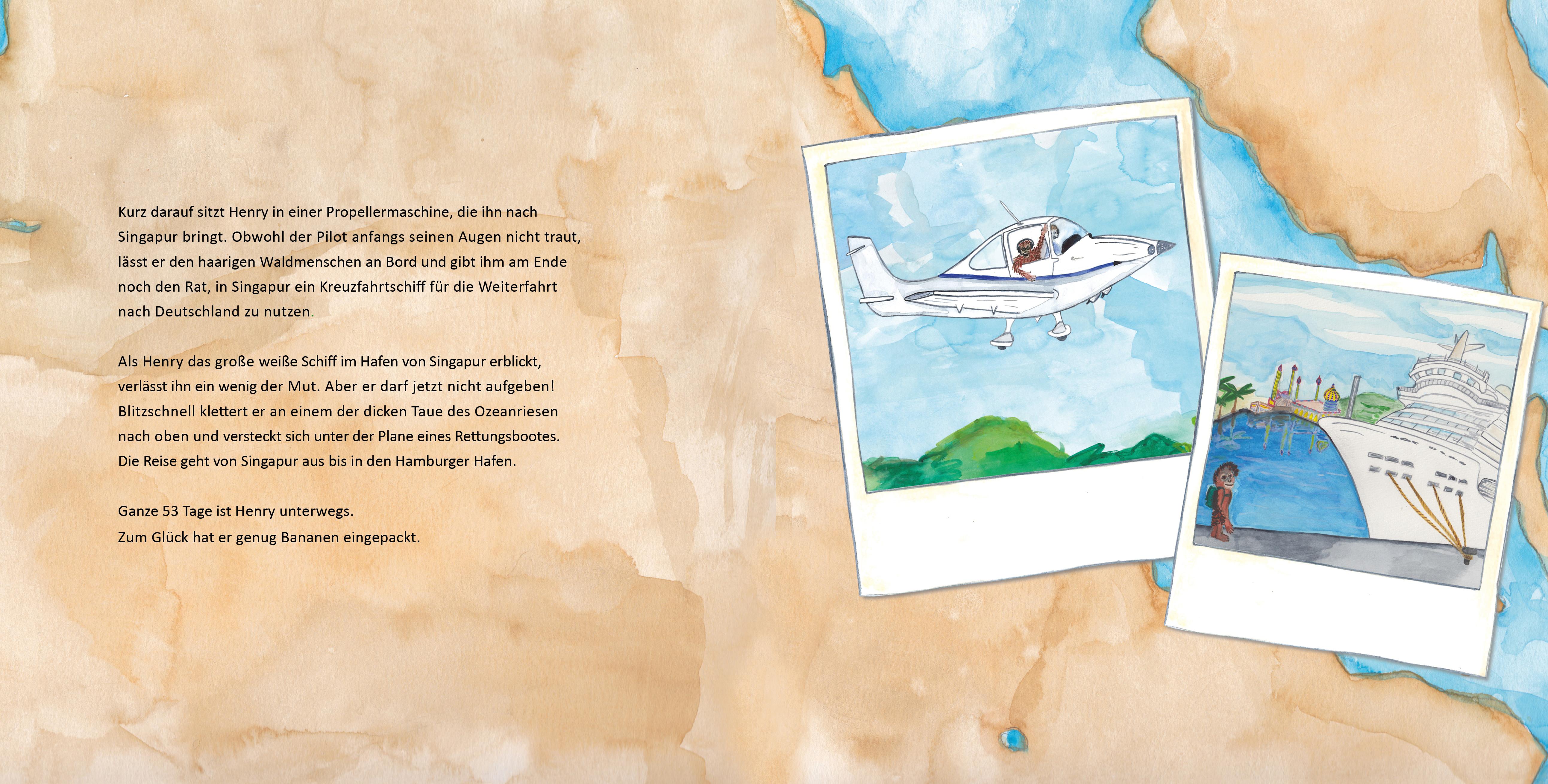 Beispielinhalt (Bild) Henry rettet den Regenwald