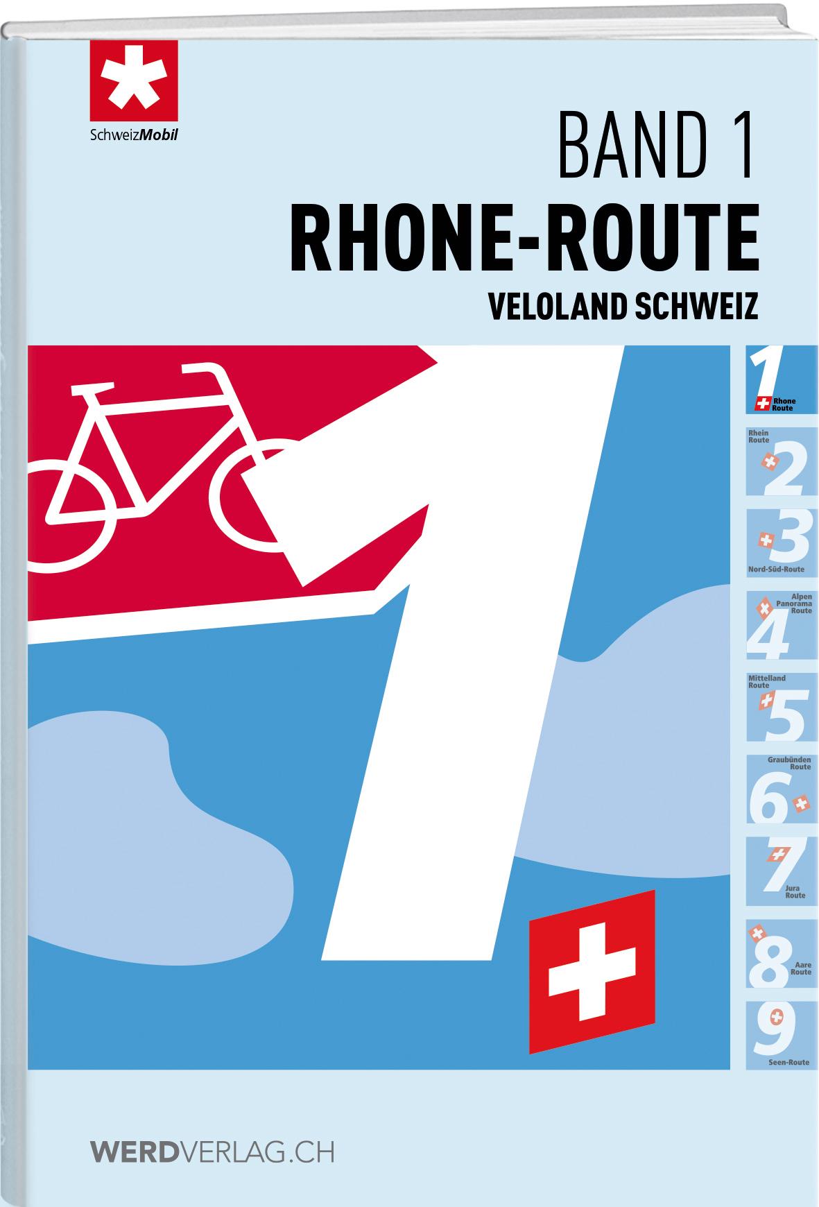 Vorderes Coverbild Veloland Schweiz Band 01 Rhone-Route