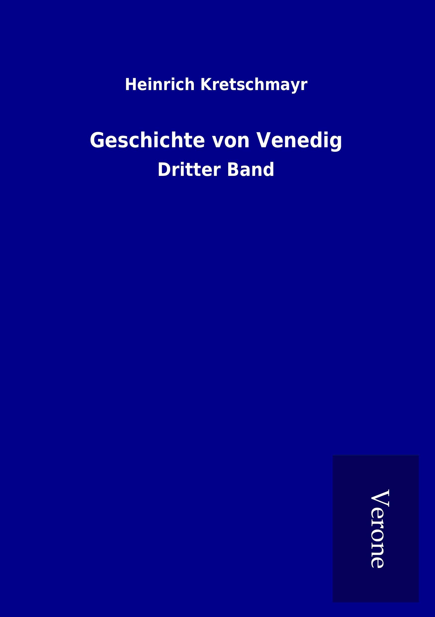 Vorderes Coverbild Geschichte von Venedig