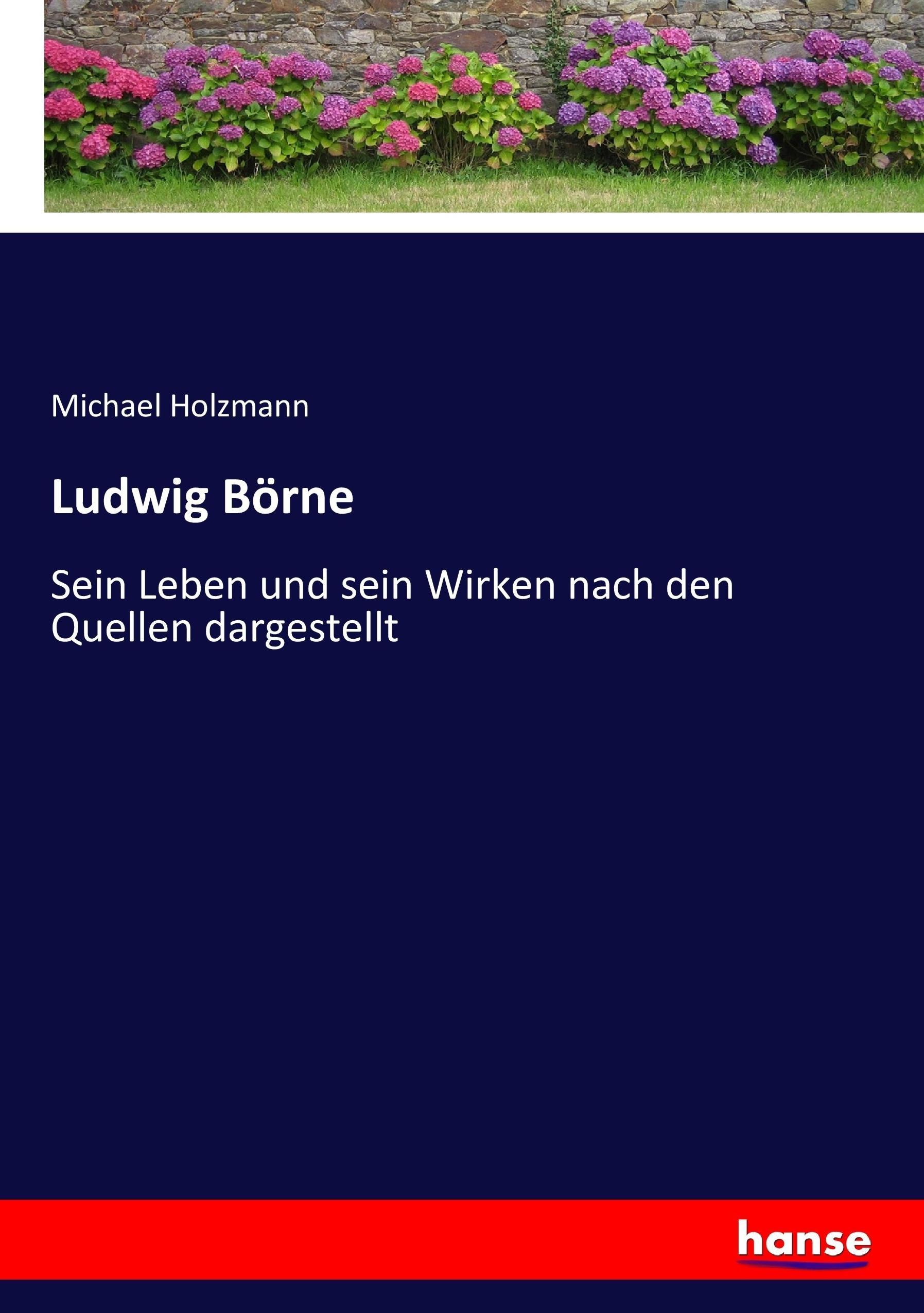 Vorderes Coverbild Ludwig Börne