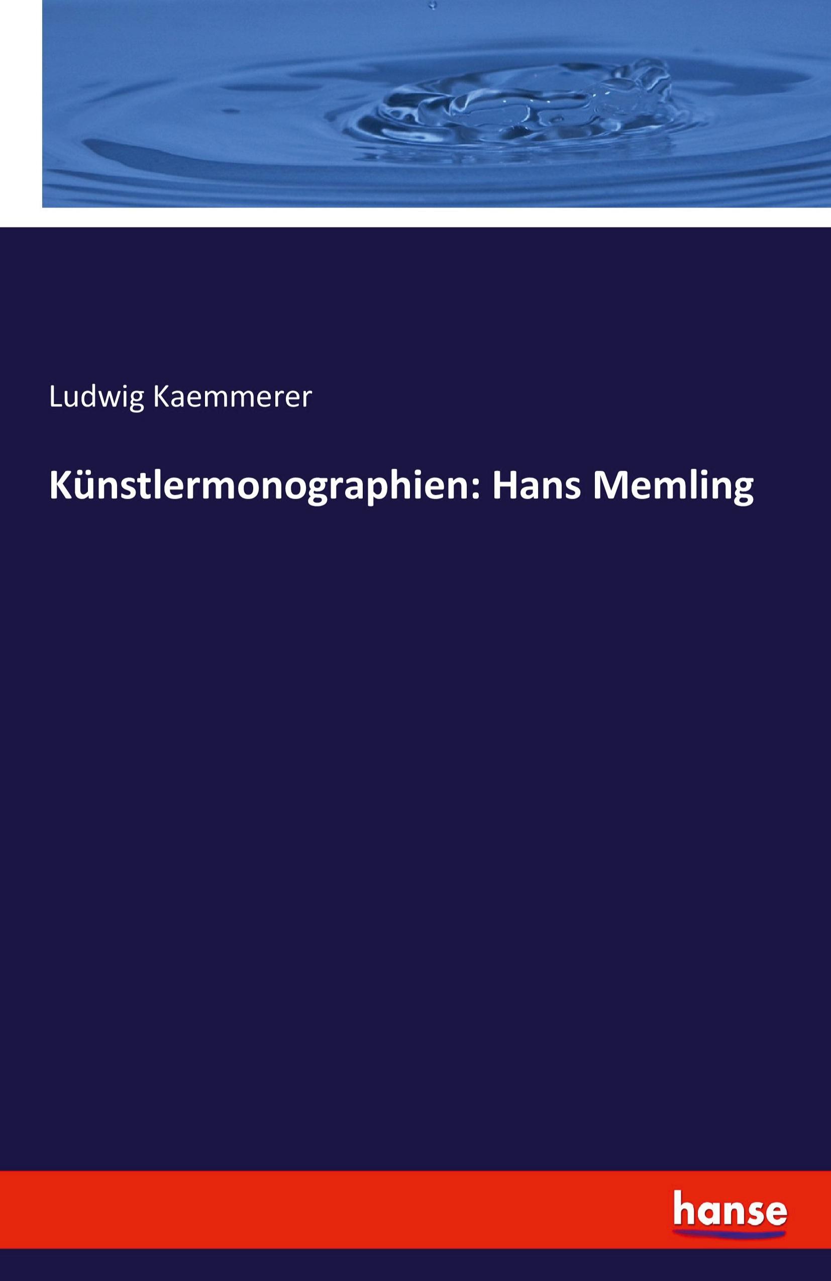 Vorderes Coverbild Künstlermonographien: Hans Memling