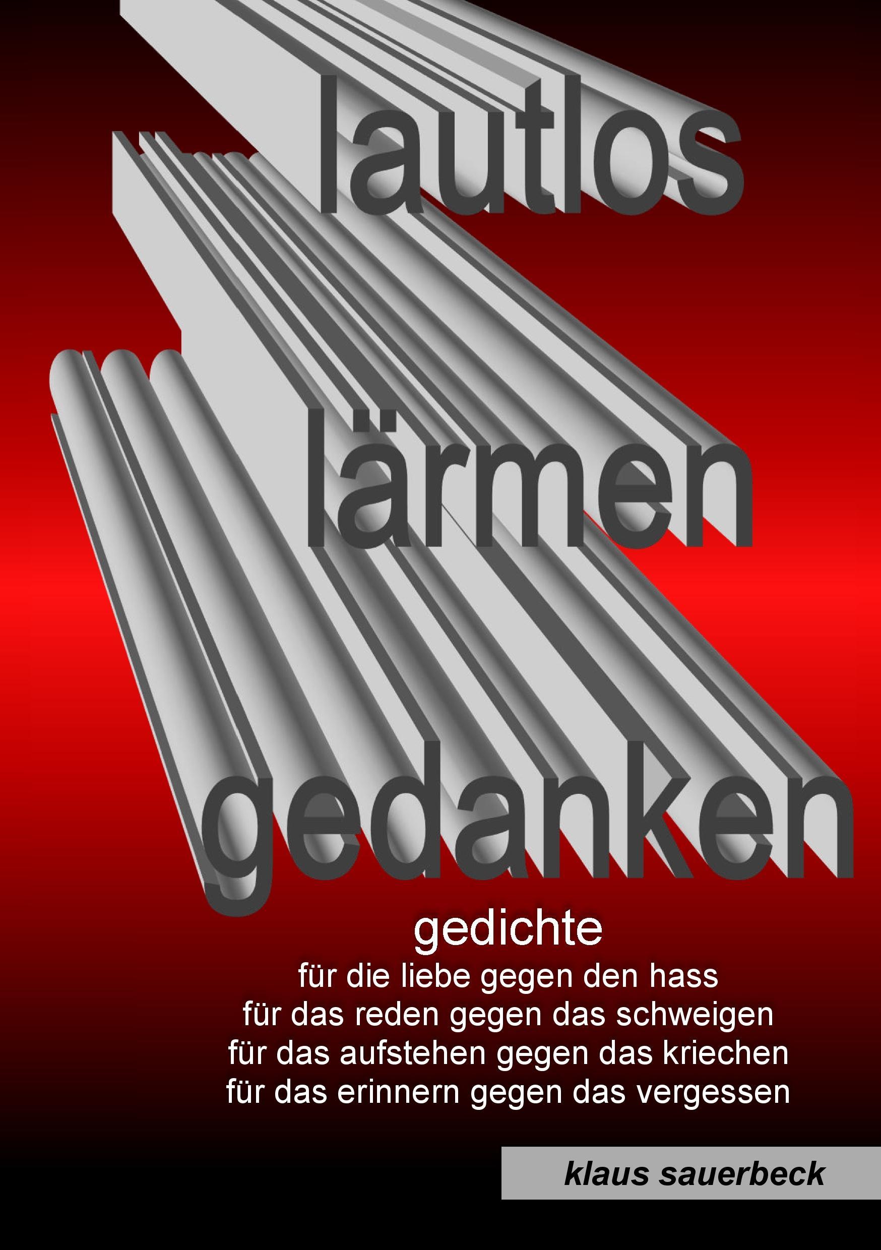 Vorderes Coverbild Lautlos lärmen Gedanken