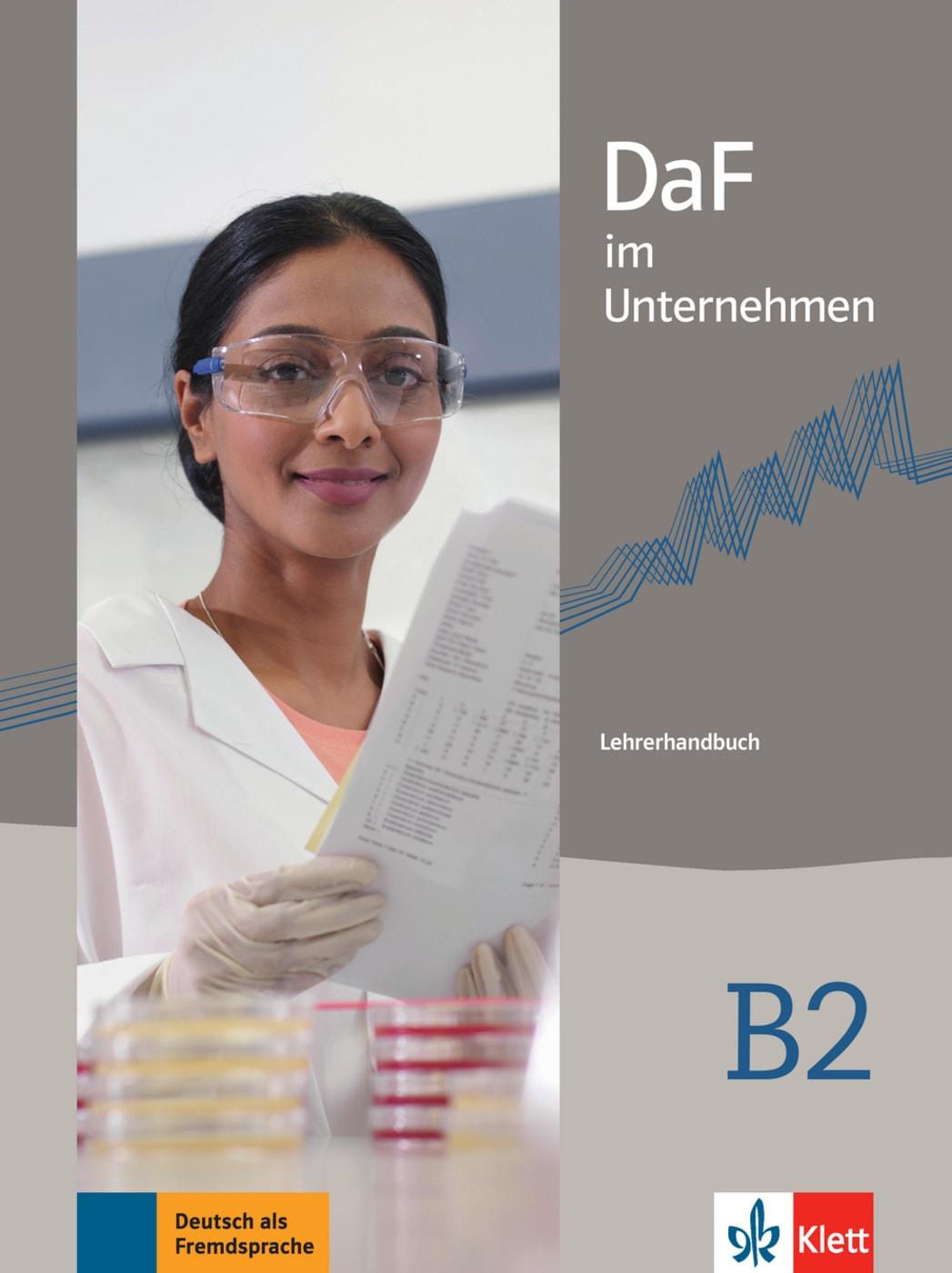 Vorderes Coverbild DaF im Unternehmen B2. Lehrerhandbuch