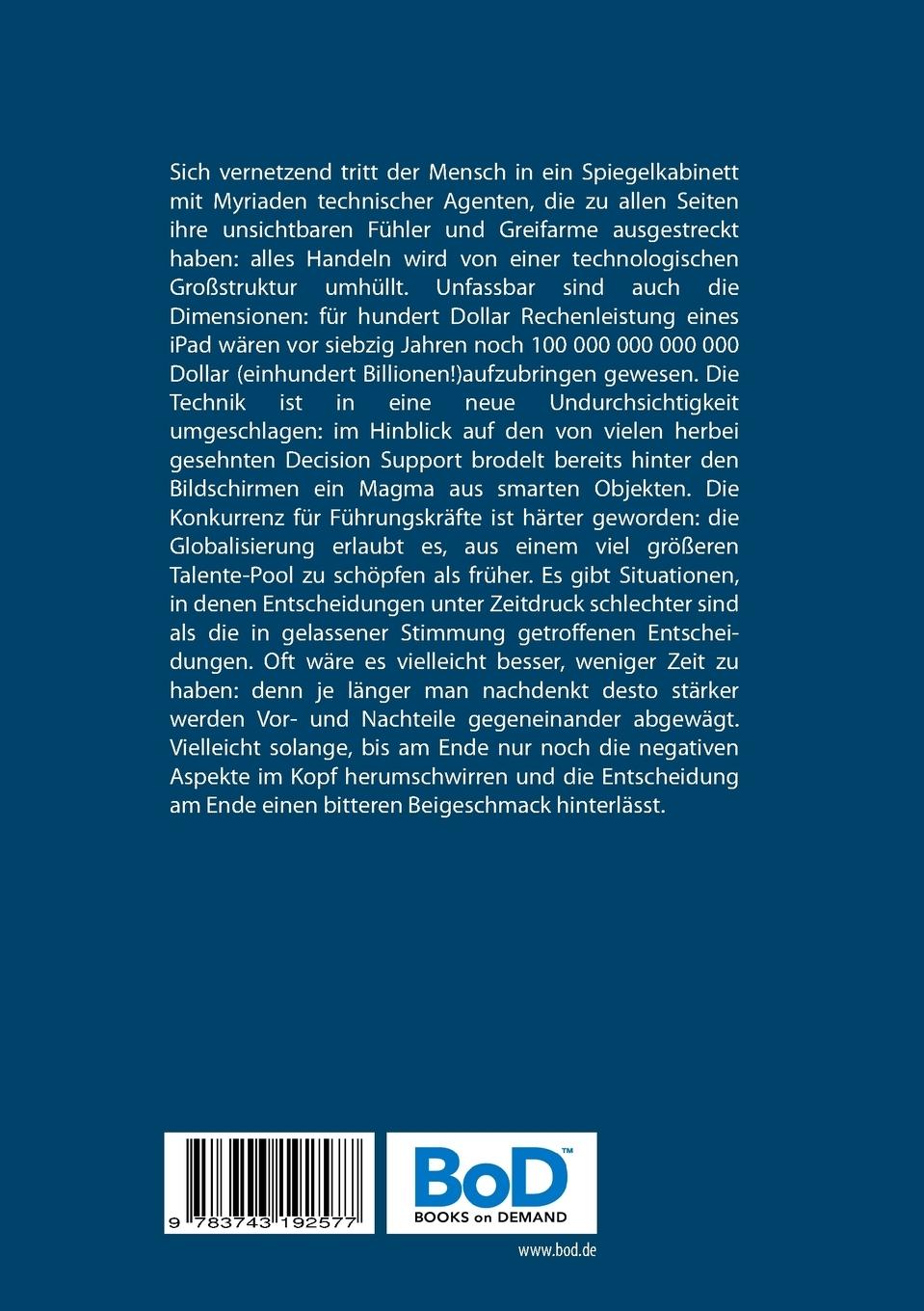 Rückseitencover Projekt Wissen - eine betriebswirtschaftliche Erzählung