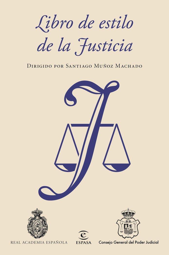 Vorderes Coverbild Libro de estilo de la justicia
