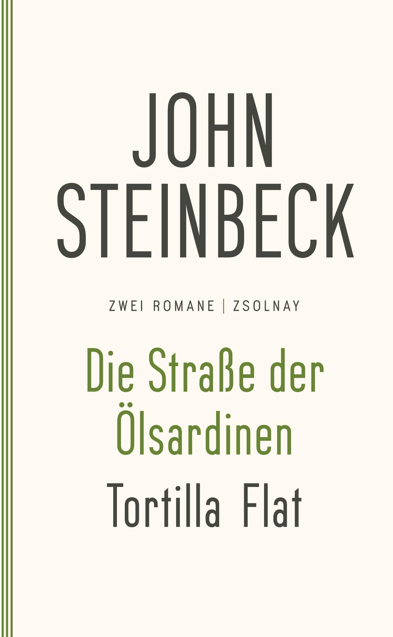 Vorderes Coverbild Die Straße der Ölsardinen / Tortilla Flat