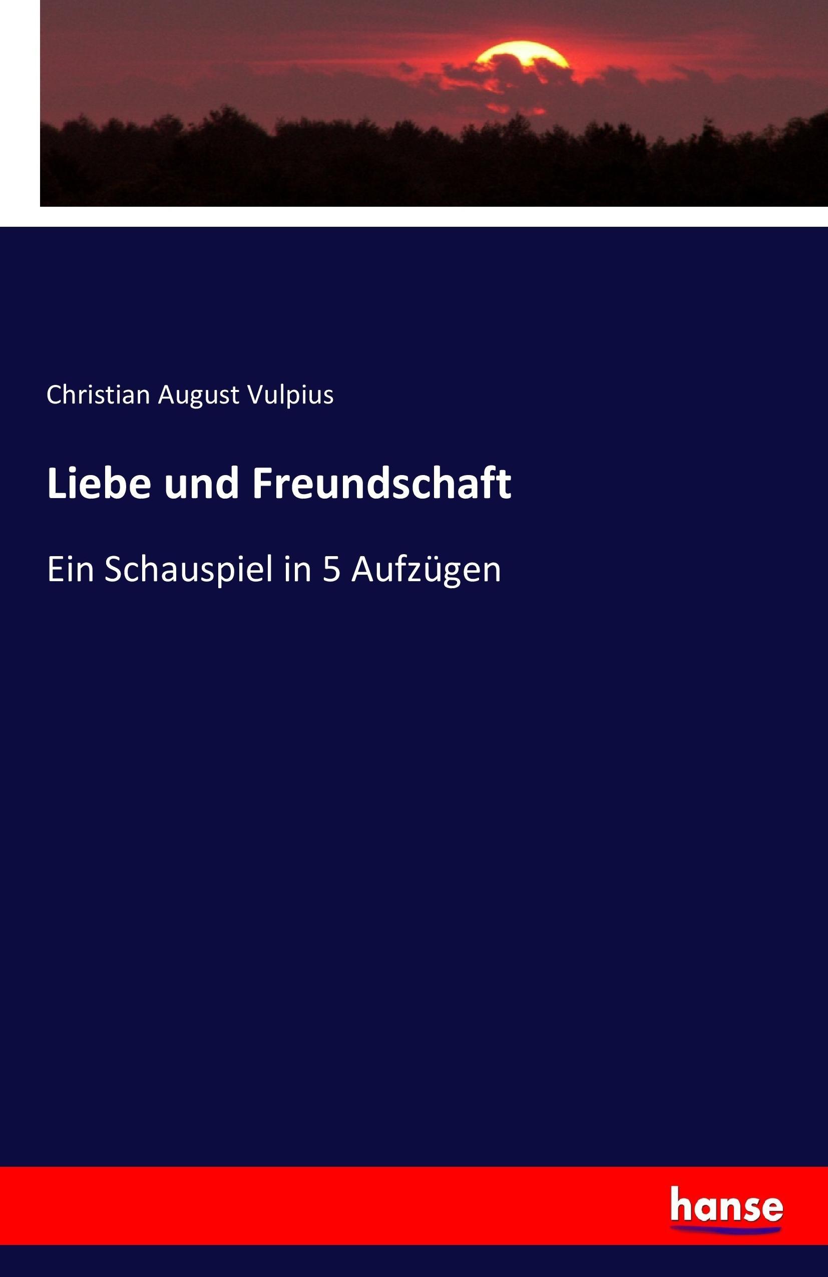 Vorderes Coverbild Liebe und Freundschaft