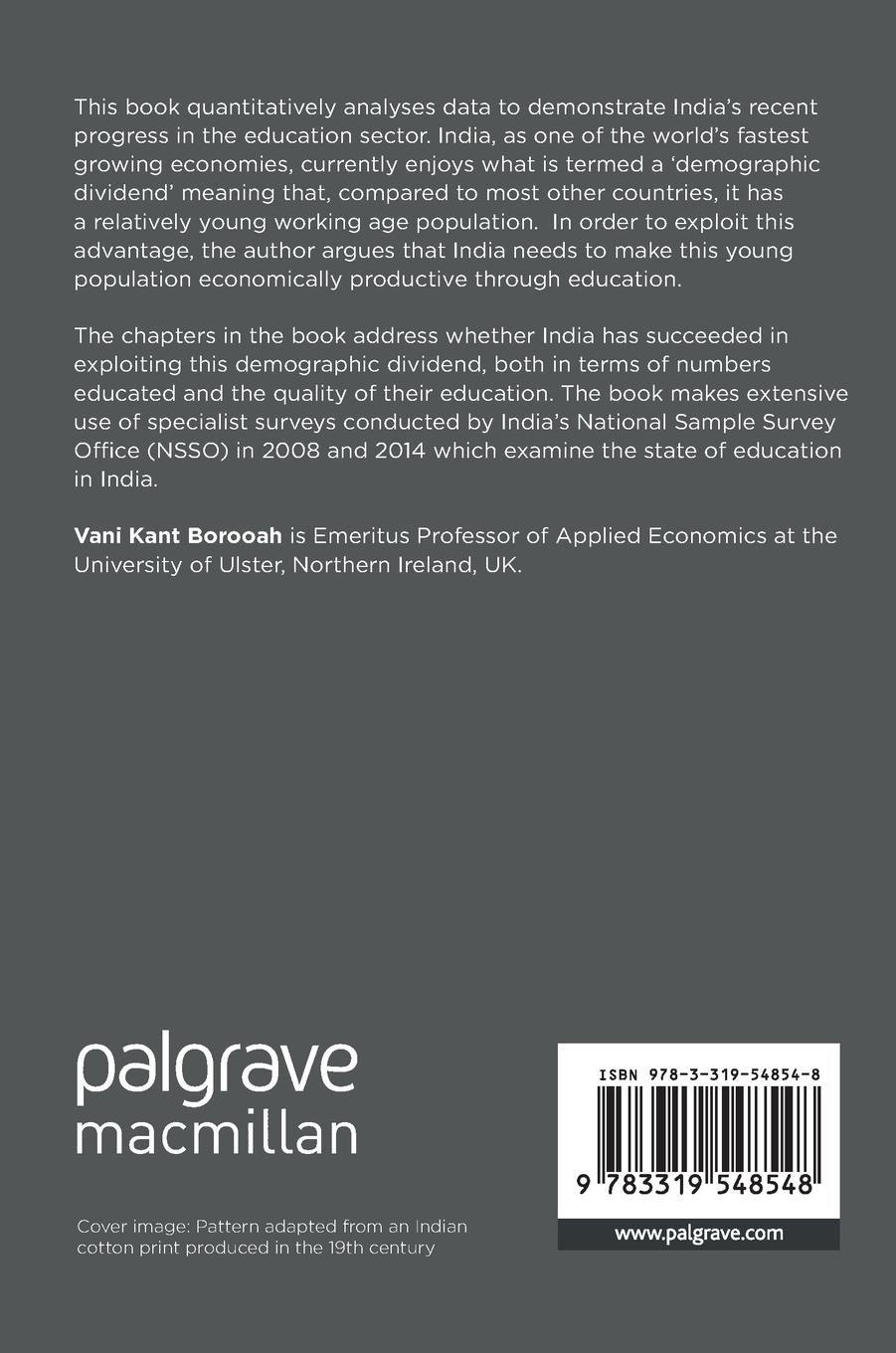 Rückseitencover The Progress of Education in India